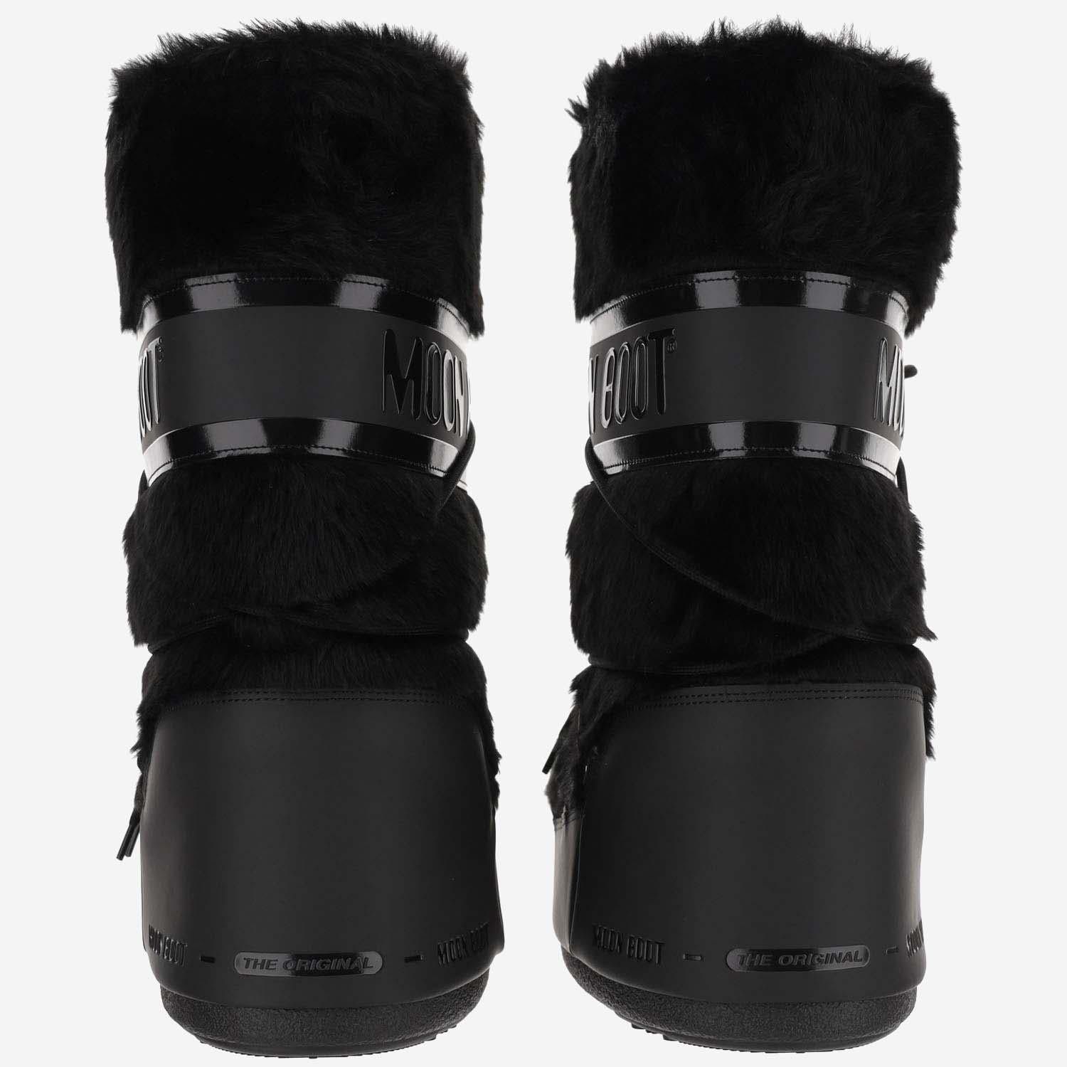 MOON BOOT ICON IN ECOPELLICCIA 1408900 N001 MOON BOOT