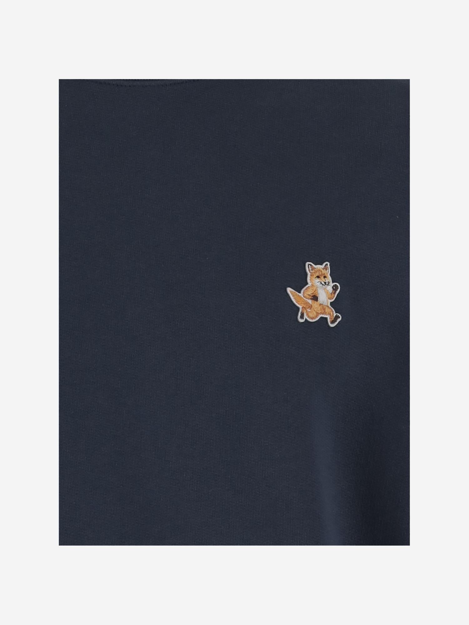 FELPA IN COTONE CON LOGO MM00313KM0321 P476 MAISON KITSUNE
