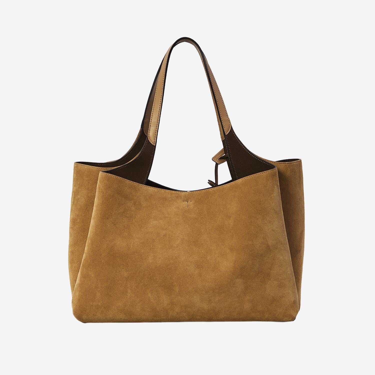 BORSA SHOPPING MEDIA IN PELLE SCAMOSCIATA XBWAPAF9300P3A 4L20 TODS