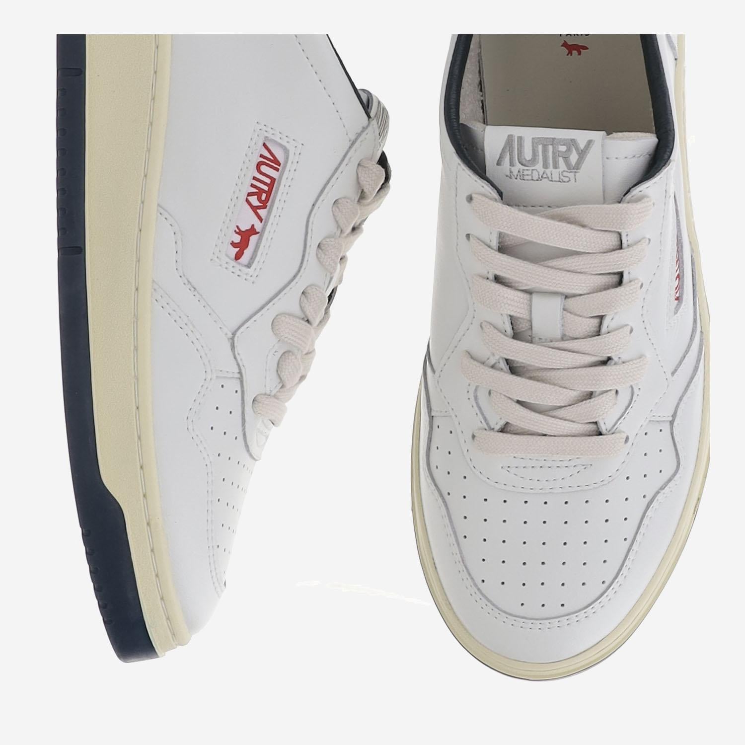 SNEAKERS LOW MEDIALIST MAISON KITSUNÉ x AUTRY AULMMK01 WHTBLU AUTRY