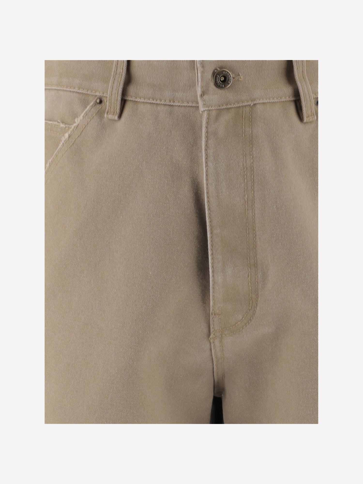 PANTALONI IN MISTO COTONE WDPT324265W BG WE11 DONE