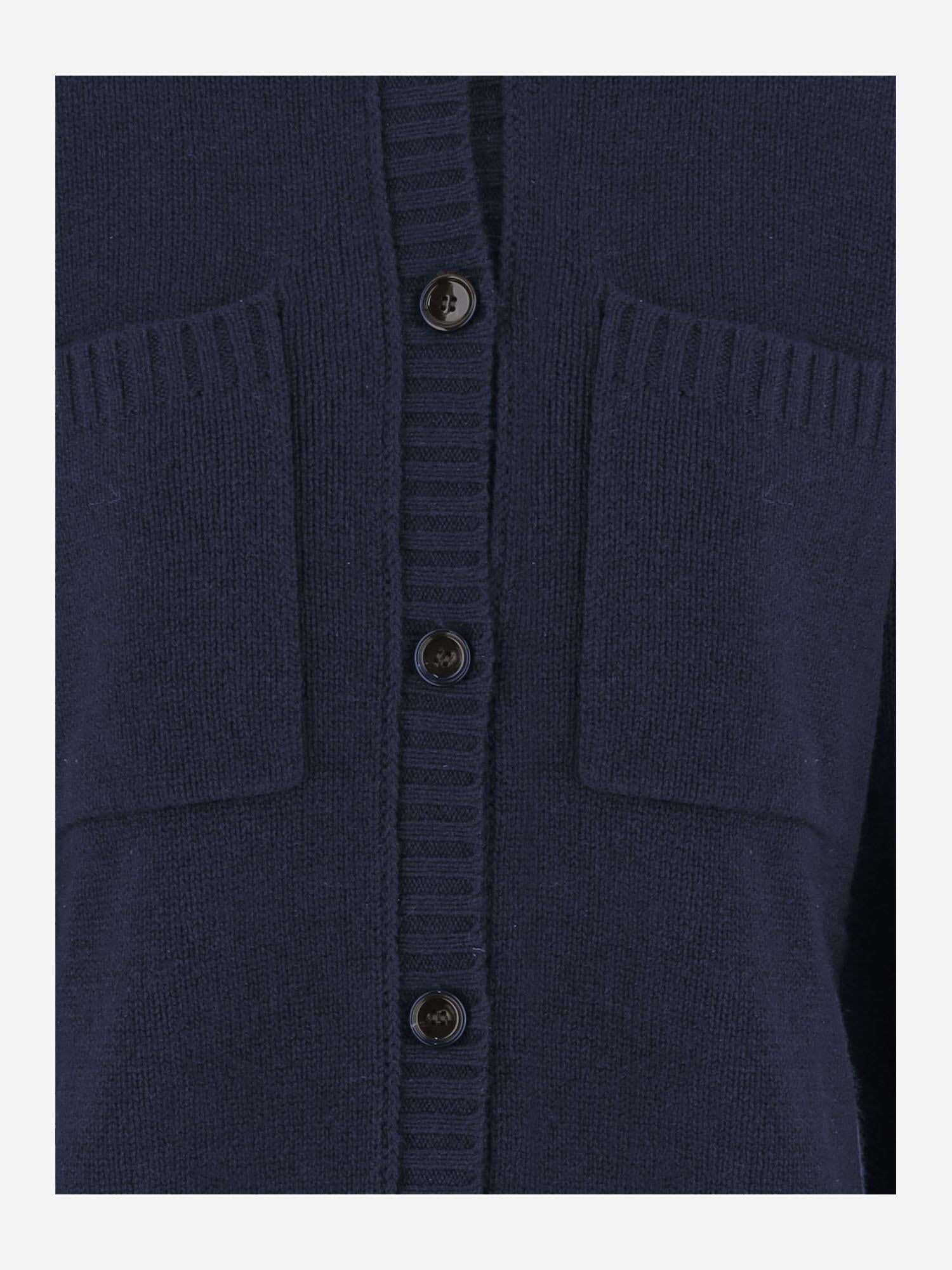 CARDIGAN IN LANA E CASHMERE 25517101 90 ALLUDE