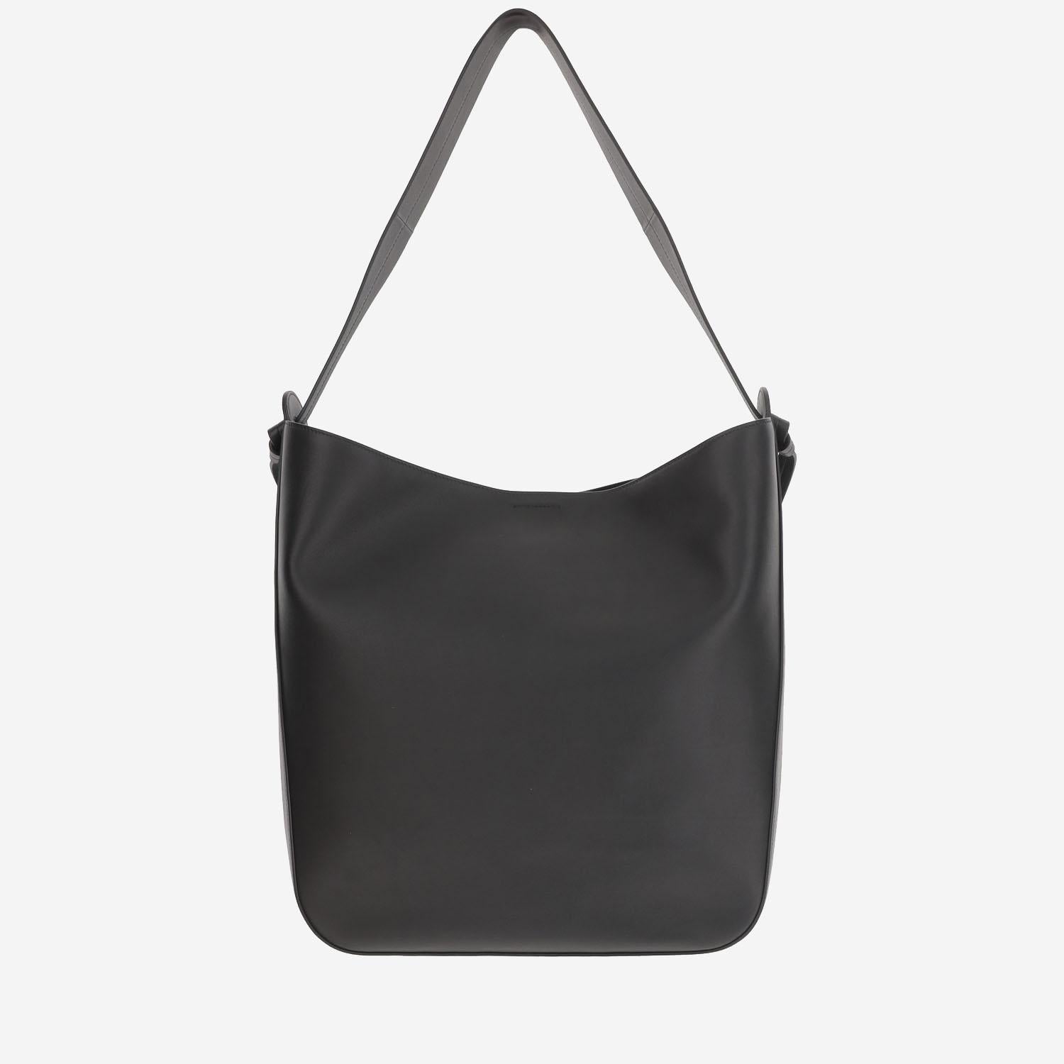 BORSA IN PELLE CON LOGO J07ZH0061 P6582001 JIL SANDER