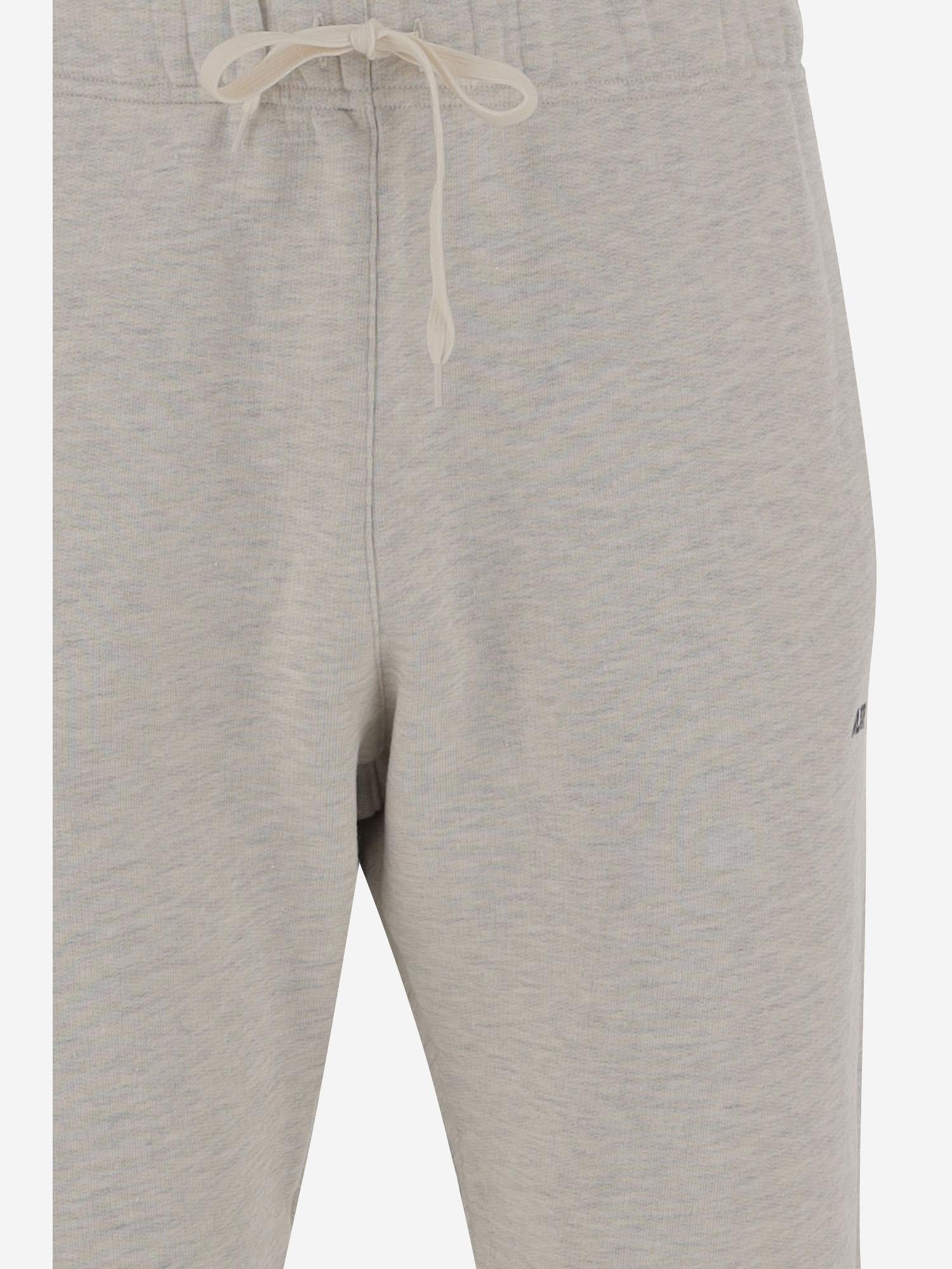 JOGGERS IN COTONE CON LOGO SPPMA3JM JERSEYMELANGE AUTRY