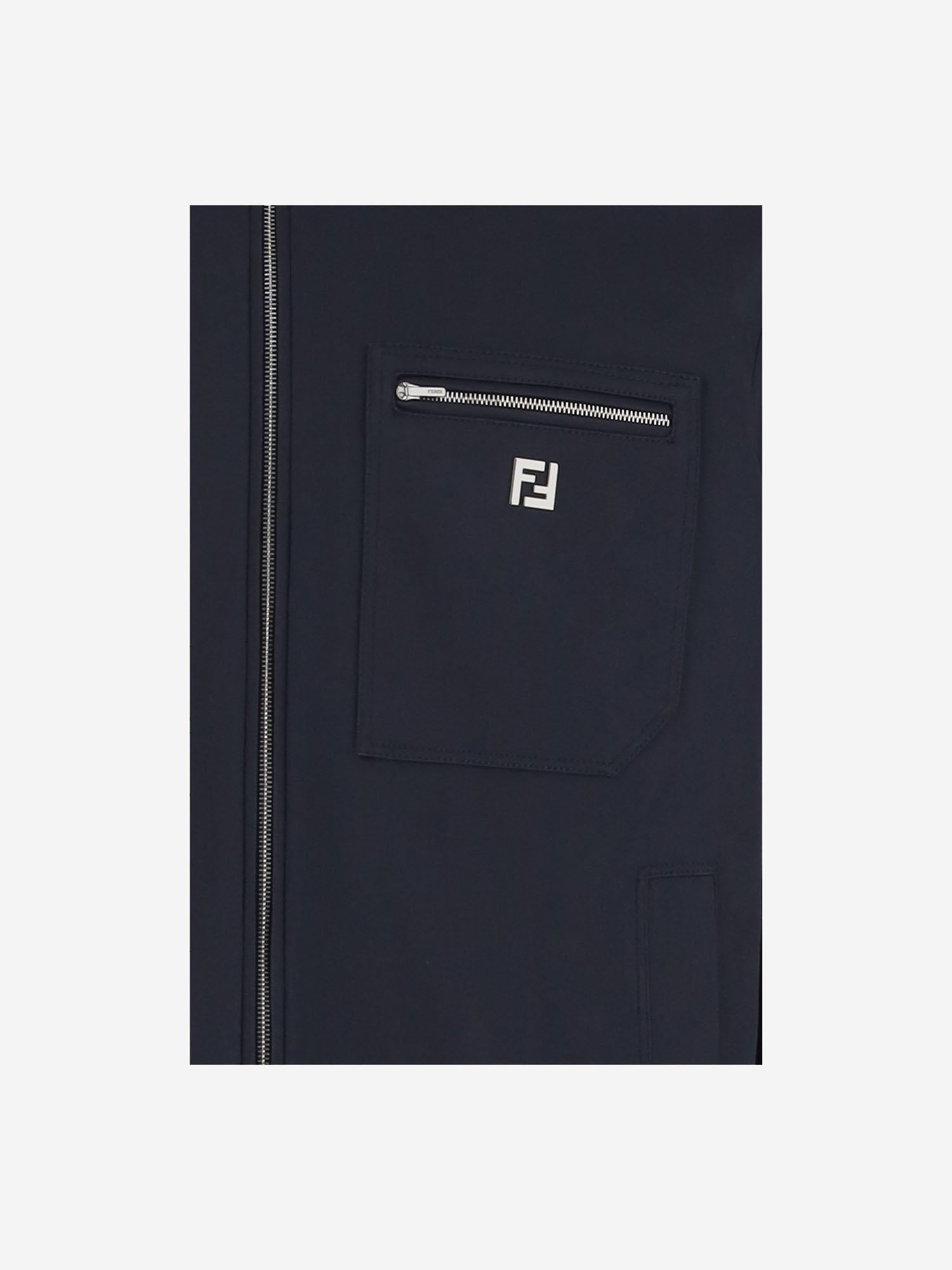 GIACCA IN COTONE STRETCH CON LOGO FW1393 AUVIF0PTH FENDI