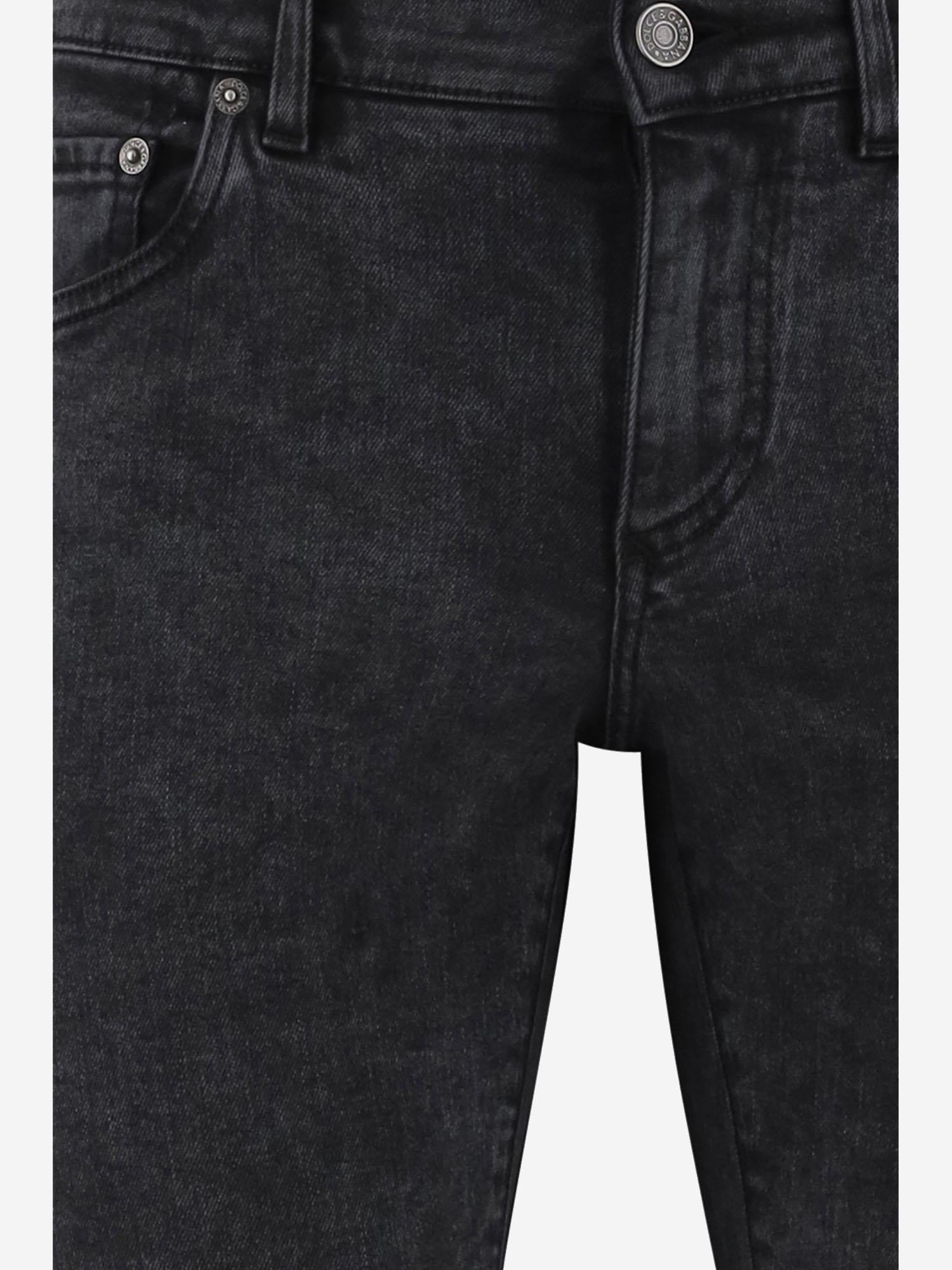JEANS SKINNY IN COTONE STRETCH CON LOGO GY07LD G8MI6S9001 DOLCE & GABBANA