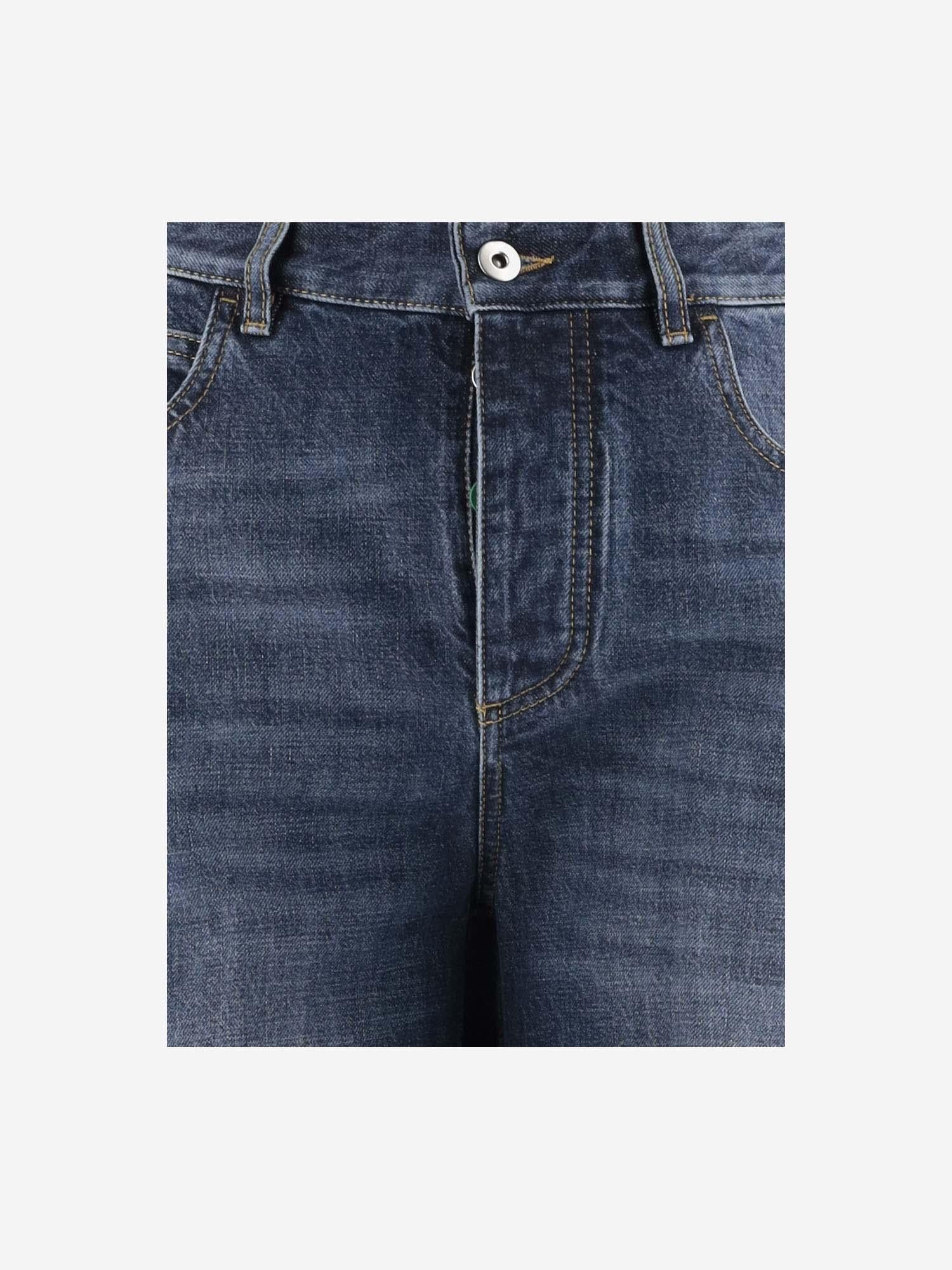 JEANS A VITA ALTA IN DENIM 771871 V2J804715 BOTTEGA VENETA