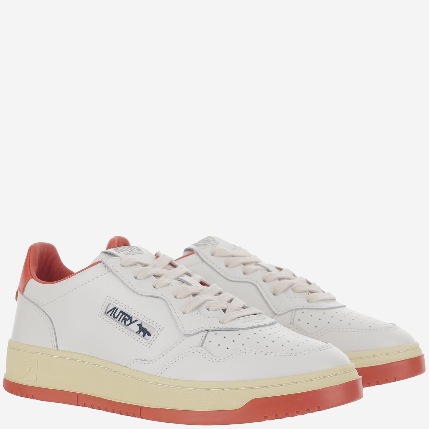 SNEAKERS LOW MEDIALIST MAISON KITSUNÉ x AUTRY AULMMK02 WHTRED AUTRY