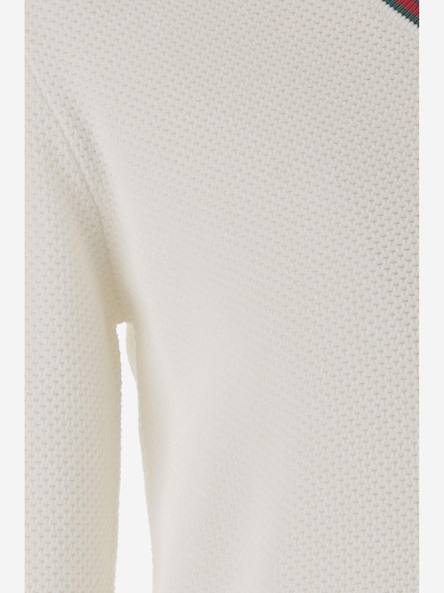 PULLOVER IN MISTO COTONE <BR/> 807873 XKEIS9060 GUCCI KIDS