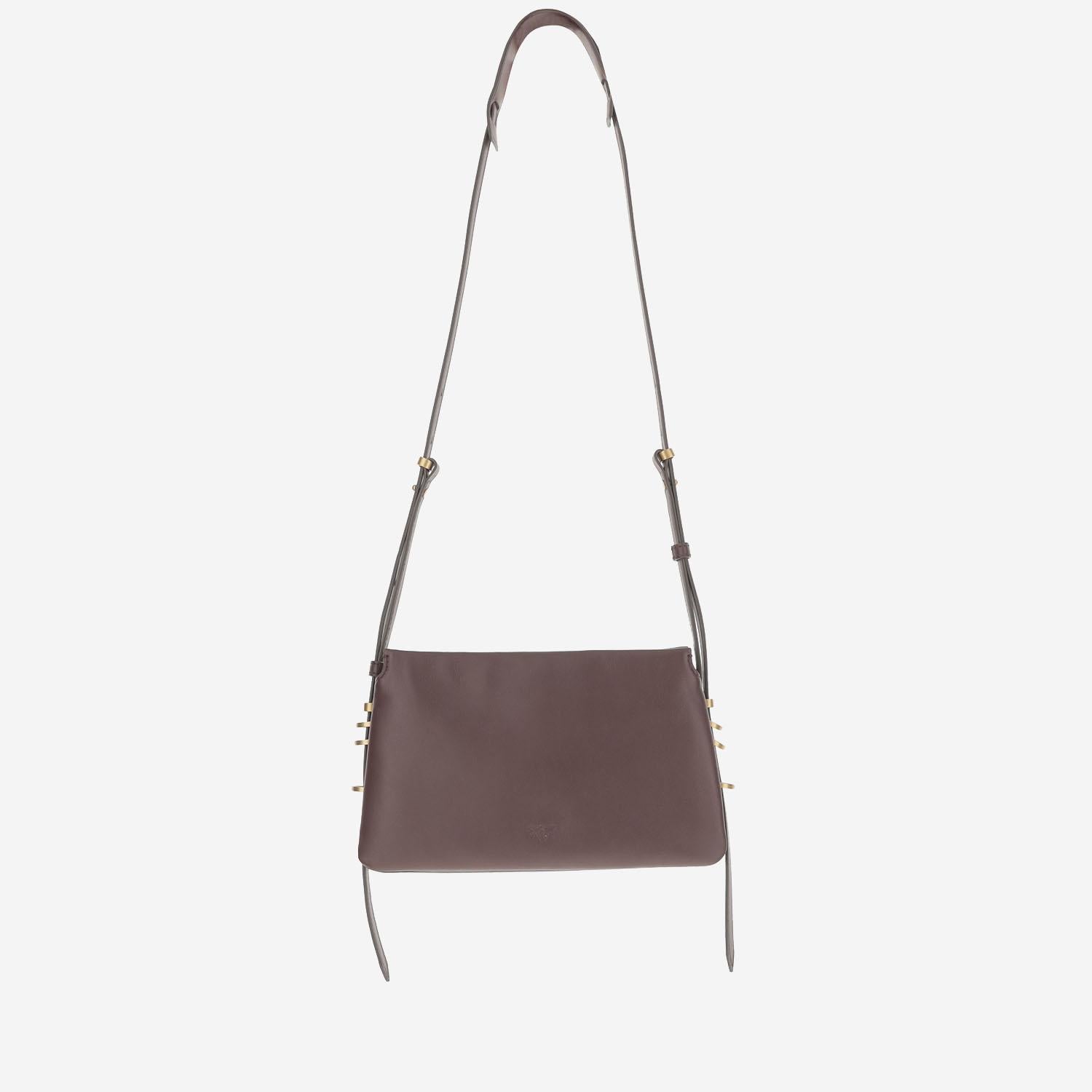 BORSA A TRACOLLA IN PELLE 105883 A0QOLA7Q PINKO