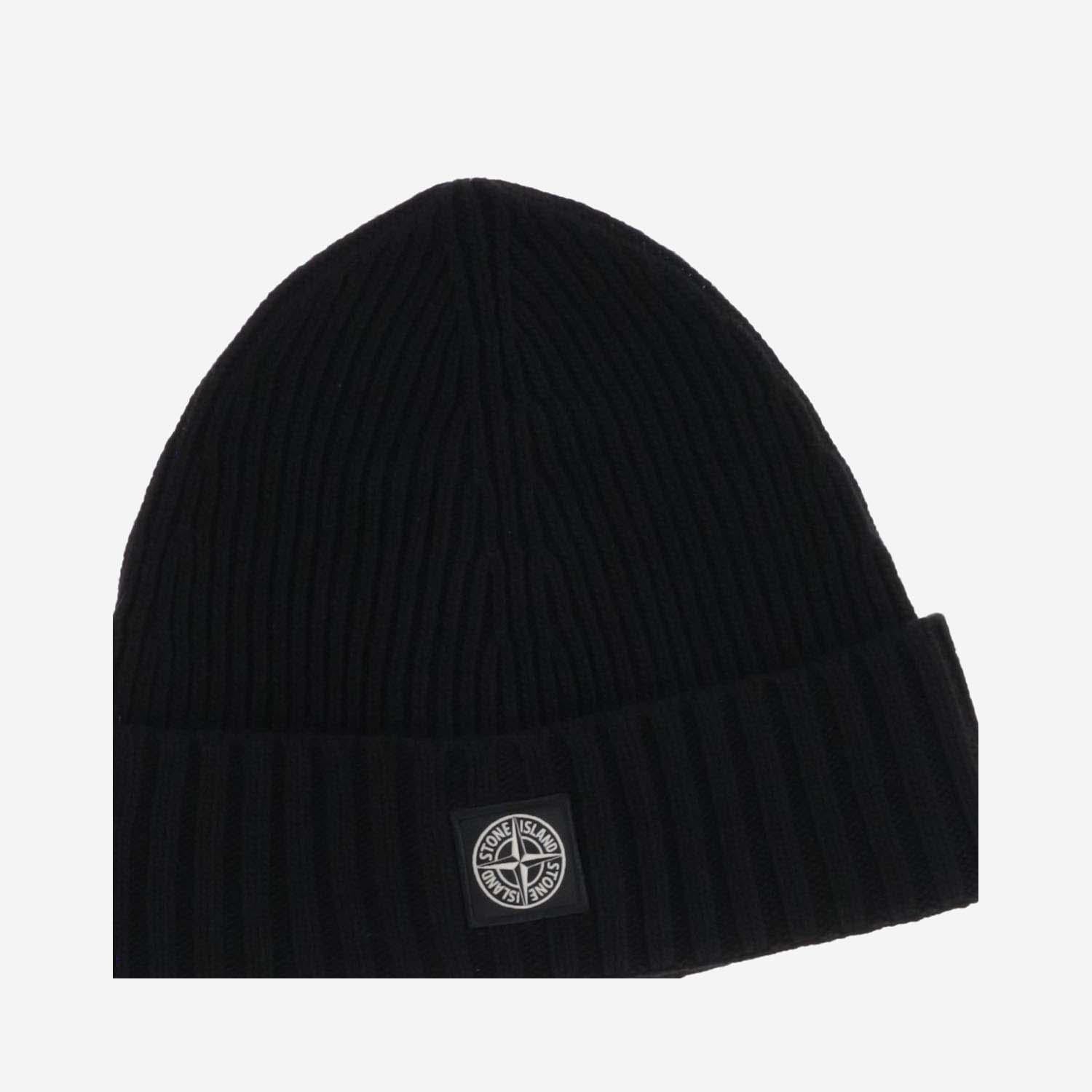 BEANIE IN MISTO LANA CON LOGO N100003 S00M3V0029 STONE ISLAND KIDS