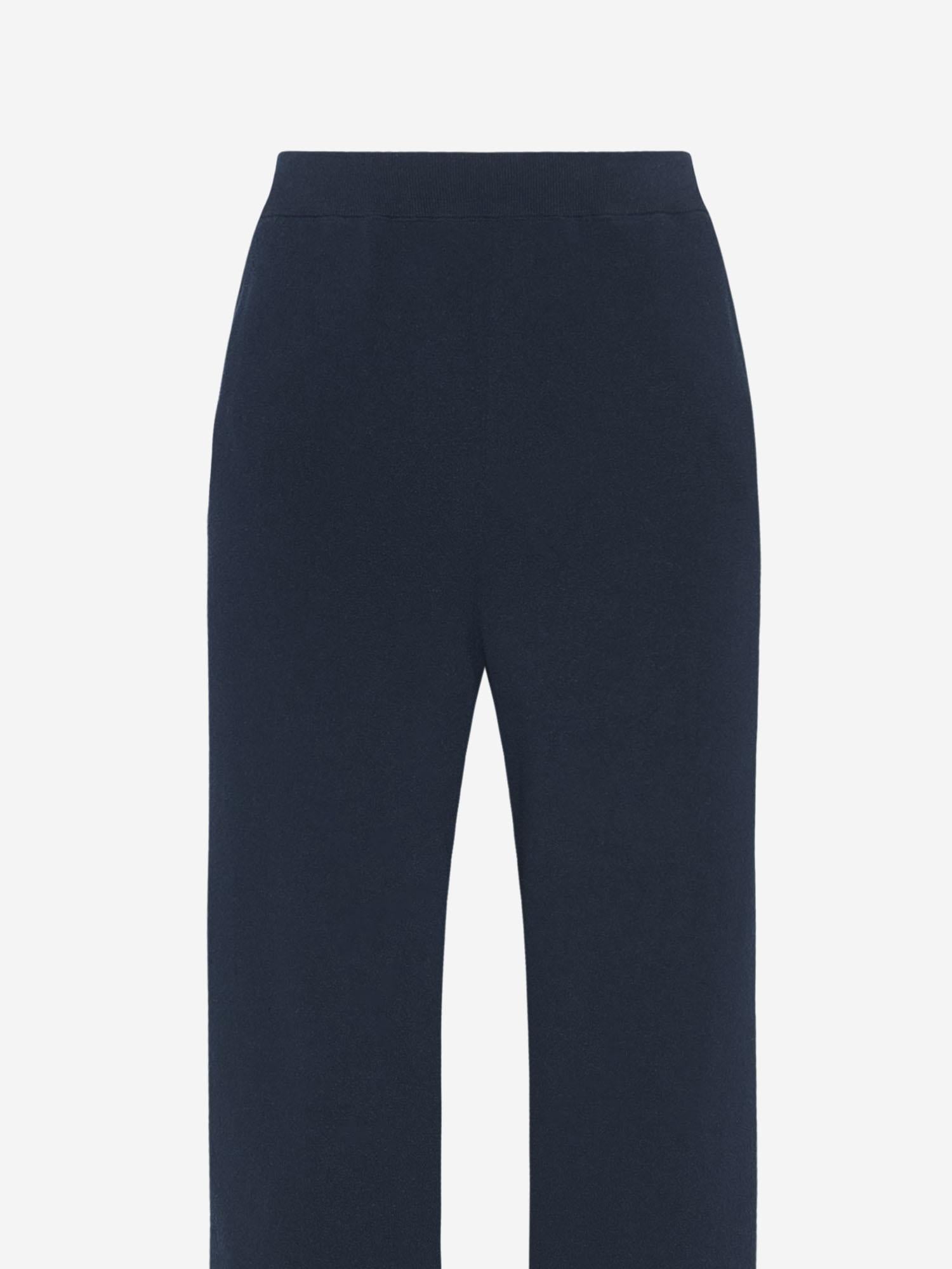 PANTALONI KORIONA IN SETA 9093Y901 NVY THE ROW