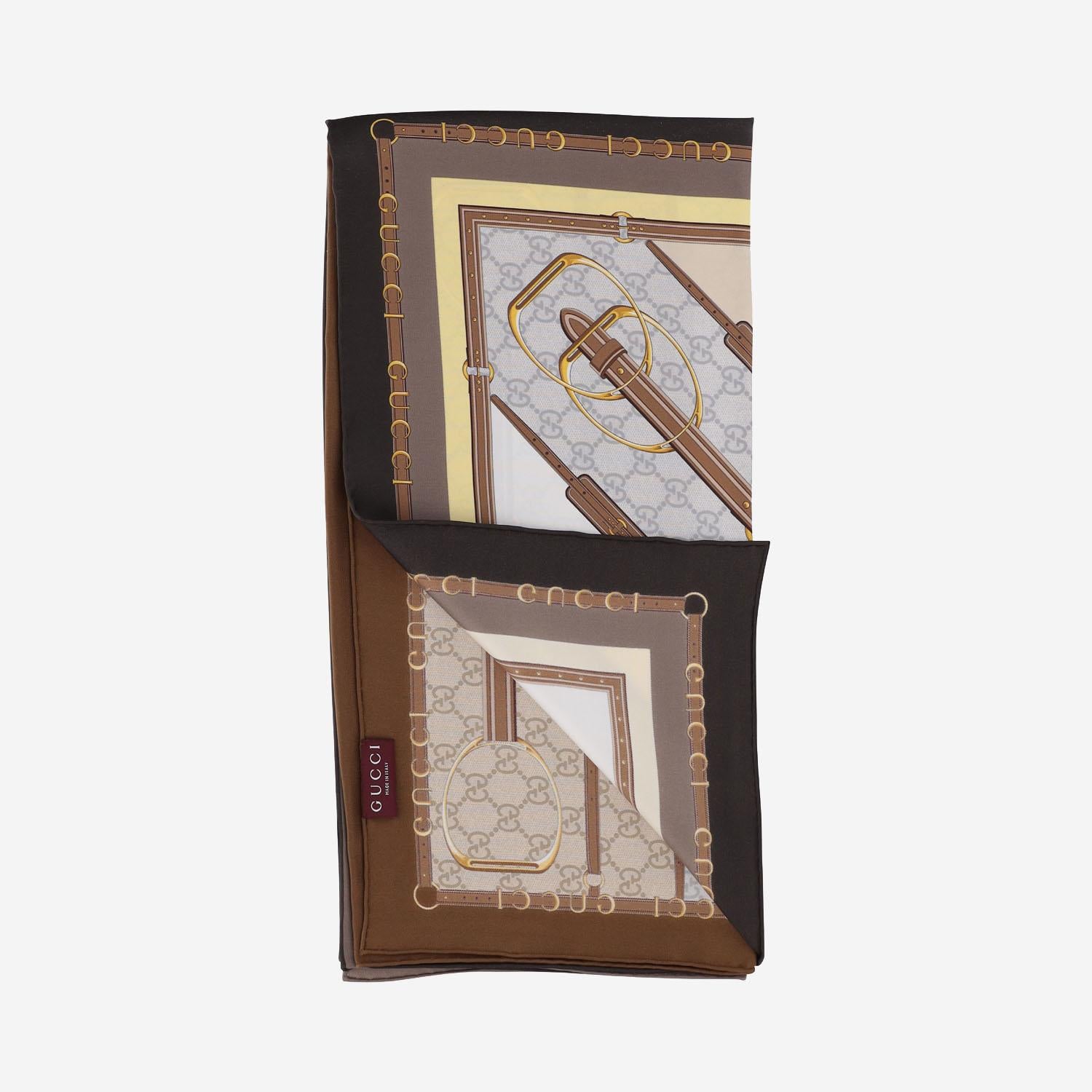 FOULARD IN SETA CON STAMPA 786222 3G0012279 GUCCI