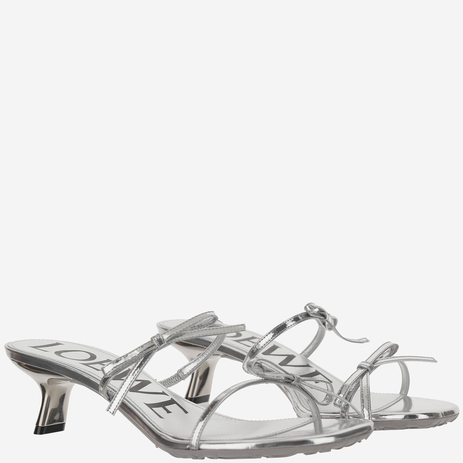 SANDALI PETAL IN PELLE DI VITELLO LPET465X04 1160 LOEWE