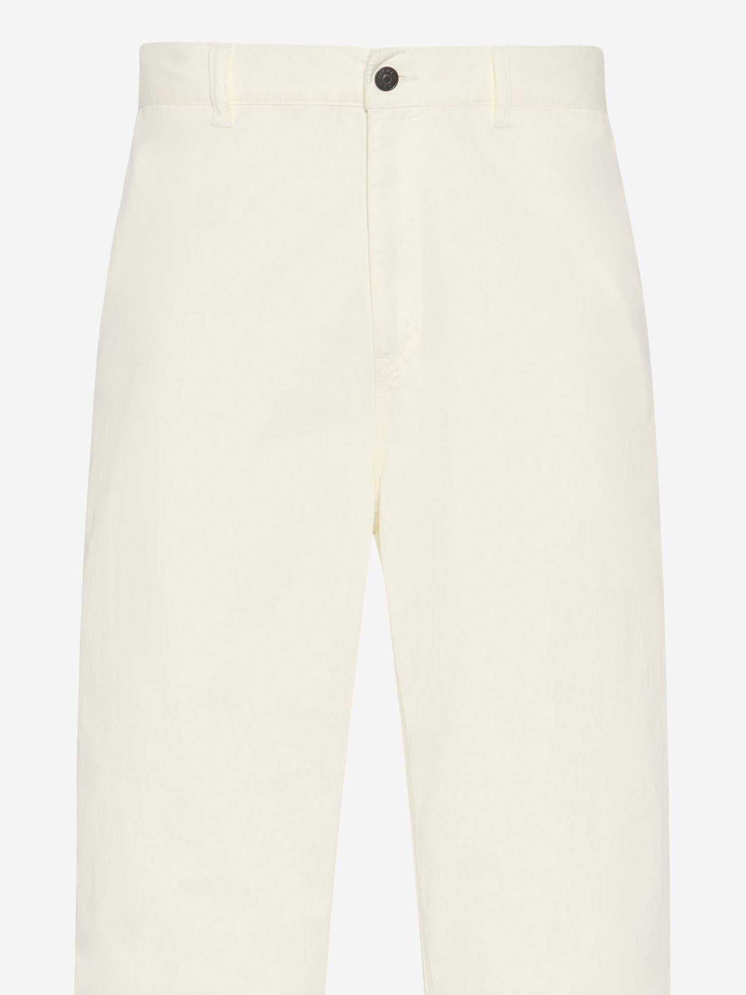 PANTALONI SANKURO IN COTONE E CASHMERE 981W3670 WHT THE ROW