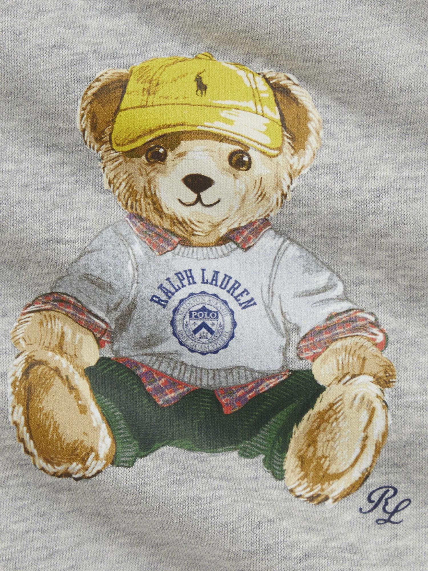 T-SHIT IN COTONE CON STAMPA POLO BEAR 320P00514 001 POLO RALPH LAUREN KIDS