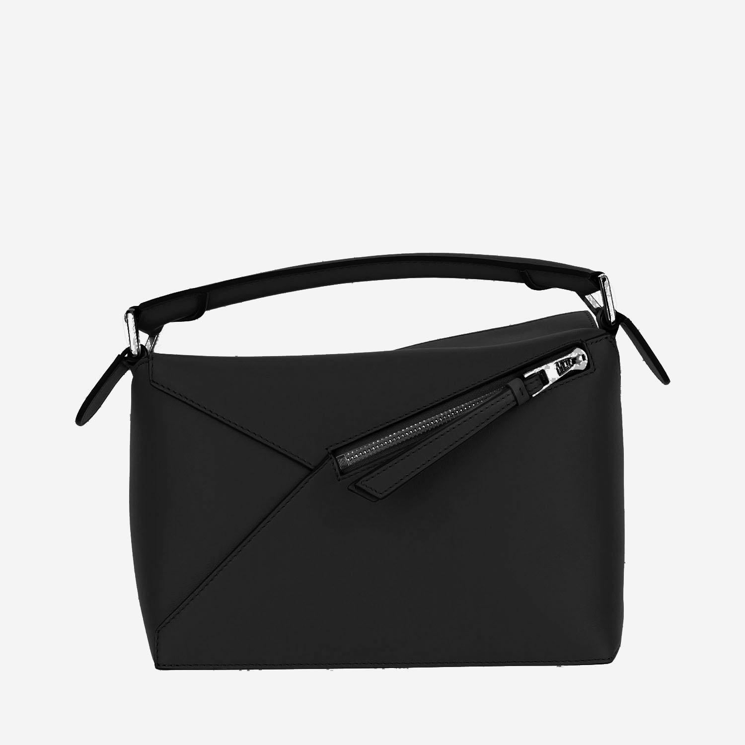 Borsa Puzzle Edge piccola in pelle<BR/> A510P60XAC 1100 LOEWE