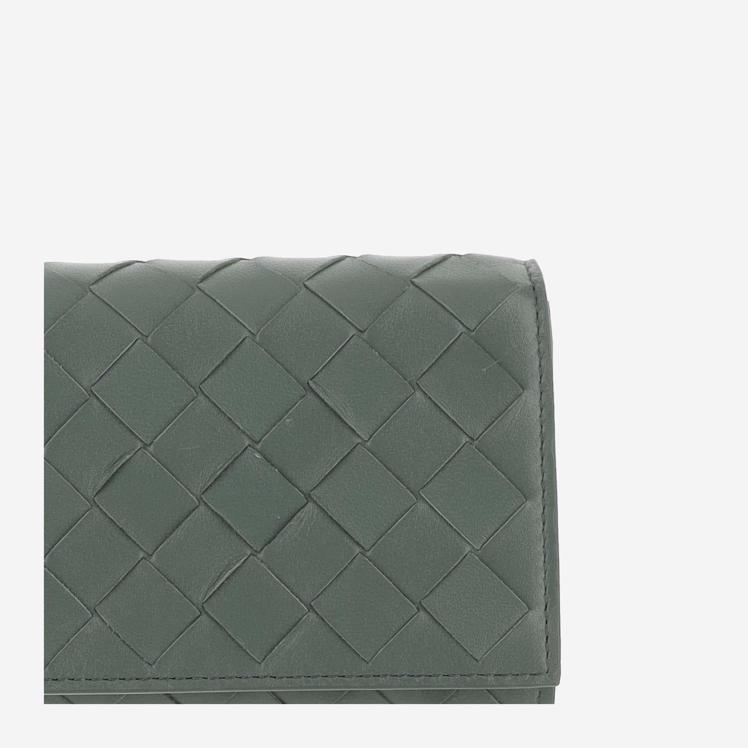 PORTAFOGLIO INTRECCIATO CON PATTA GRANDE 742936 VCPP33198 BOTTEGA VENETA