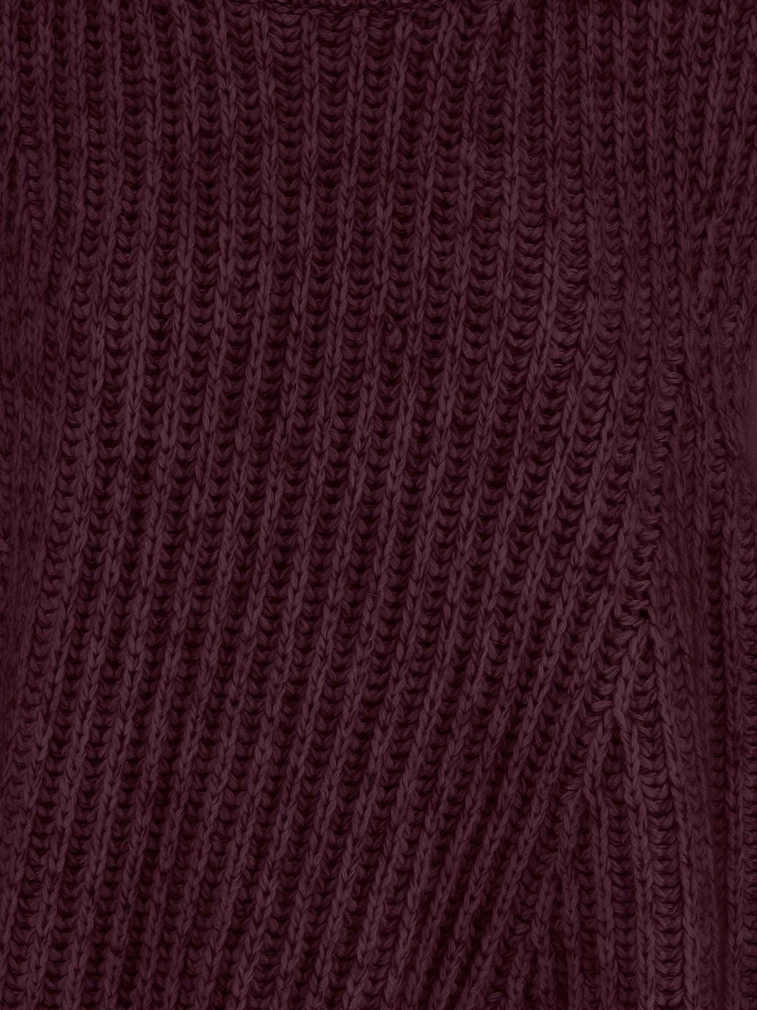 Maglione smanicato in misto lana a coste W25663 0550 SASUPHI