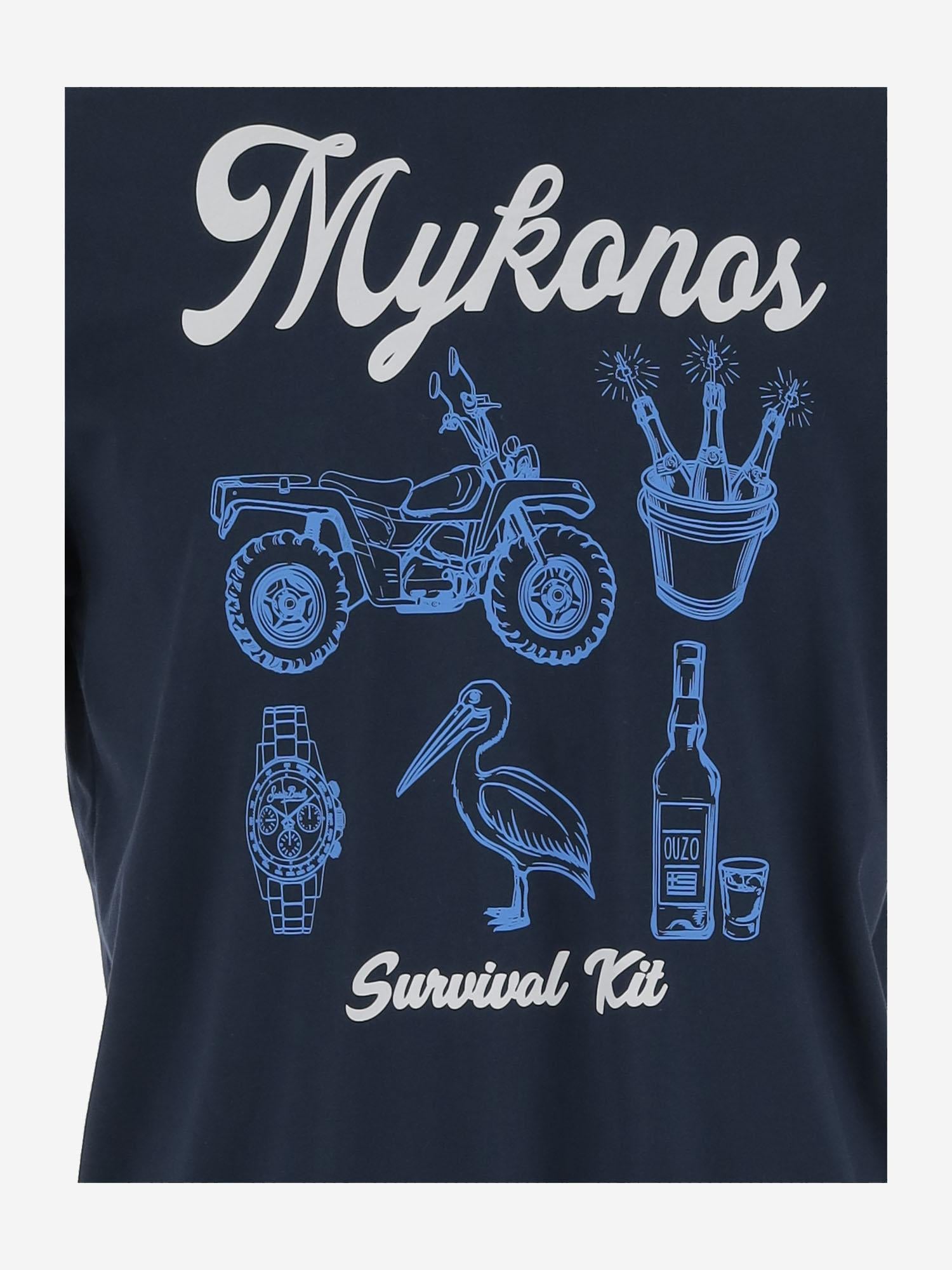 T-SHIRT IN COTONE CON STAMPA LOGO TSHM001 05388H MC2 SAINT BARTH