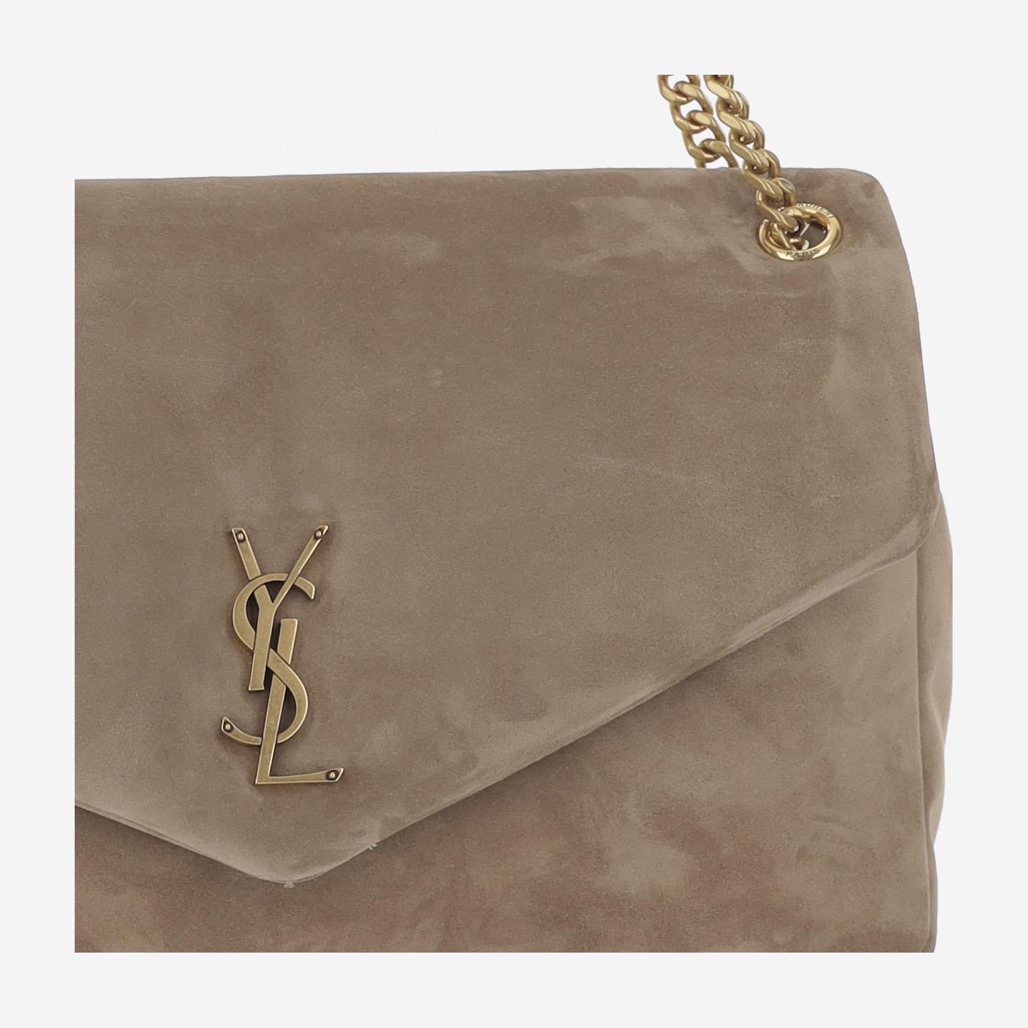 Borsa CALYPSO grande in suede 777399 1U80W2795 SAINT LAURENT