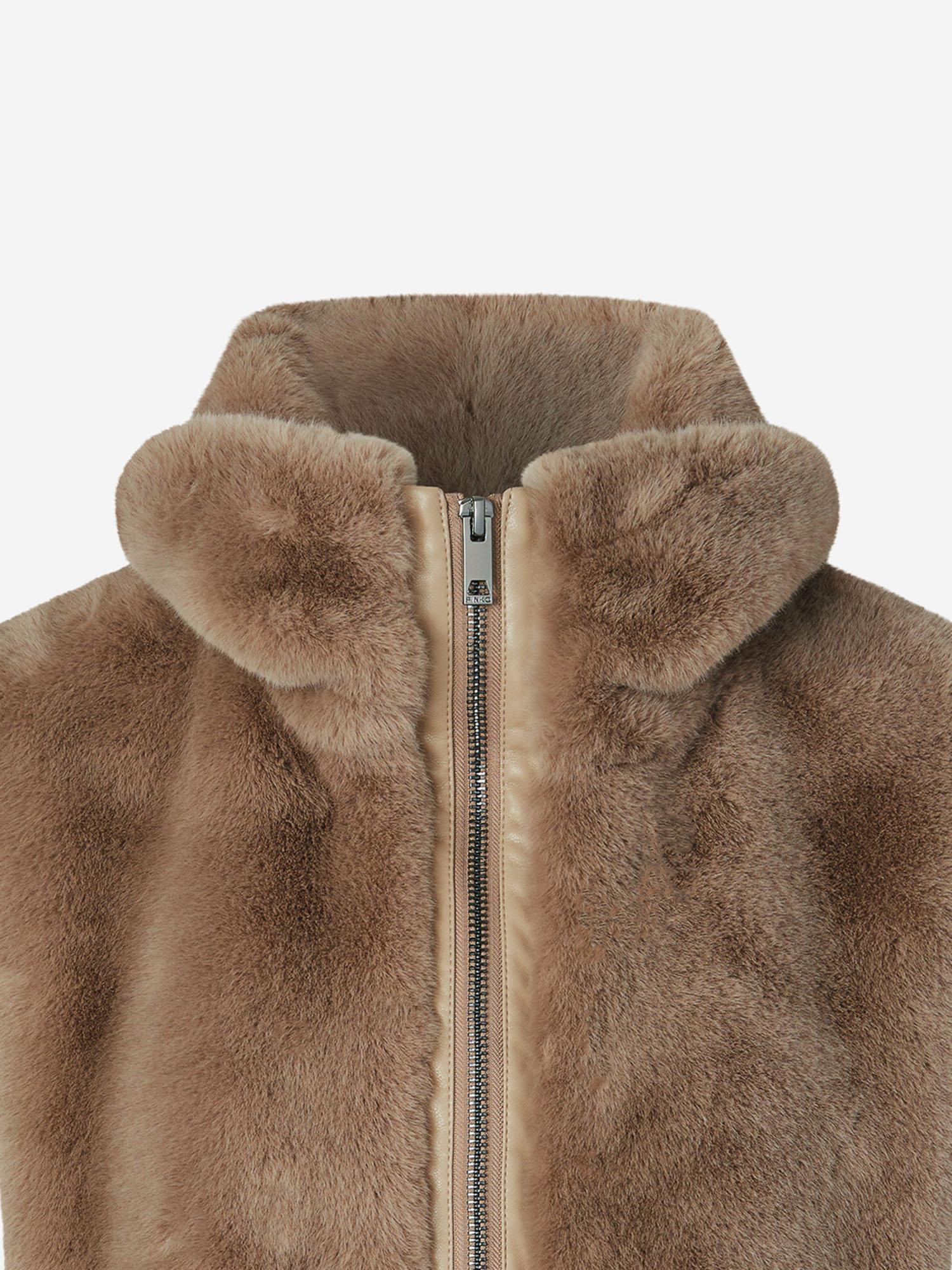 GILET DEYN IN NYLON 105107 A2WND01Q PINKO