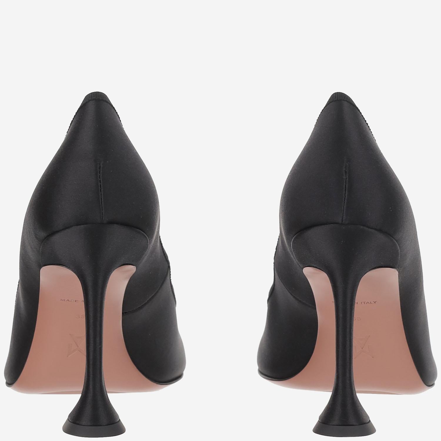 Décolleté lila pump LILAPUMP BLACK AMINA MUADDI
