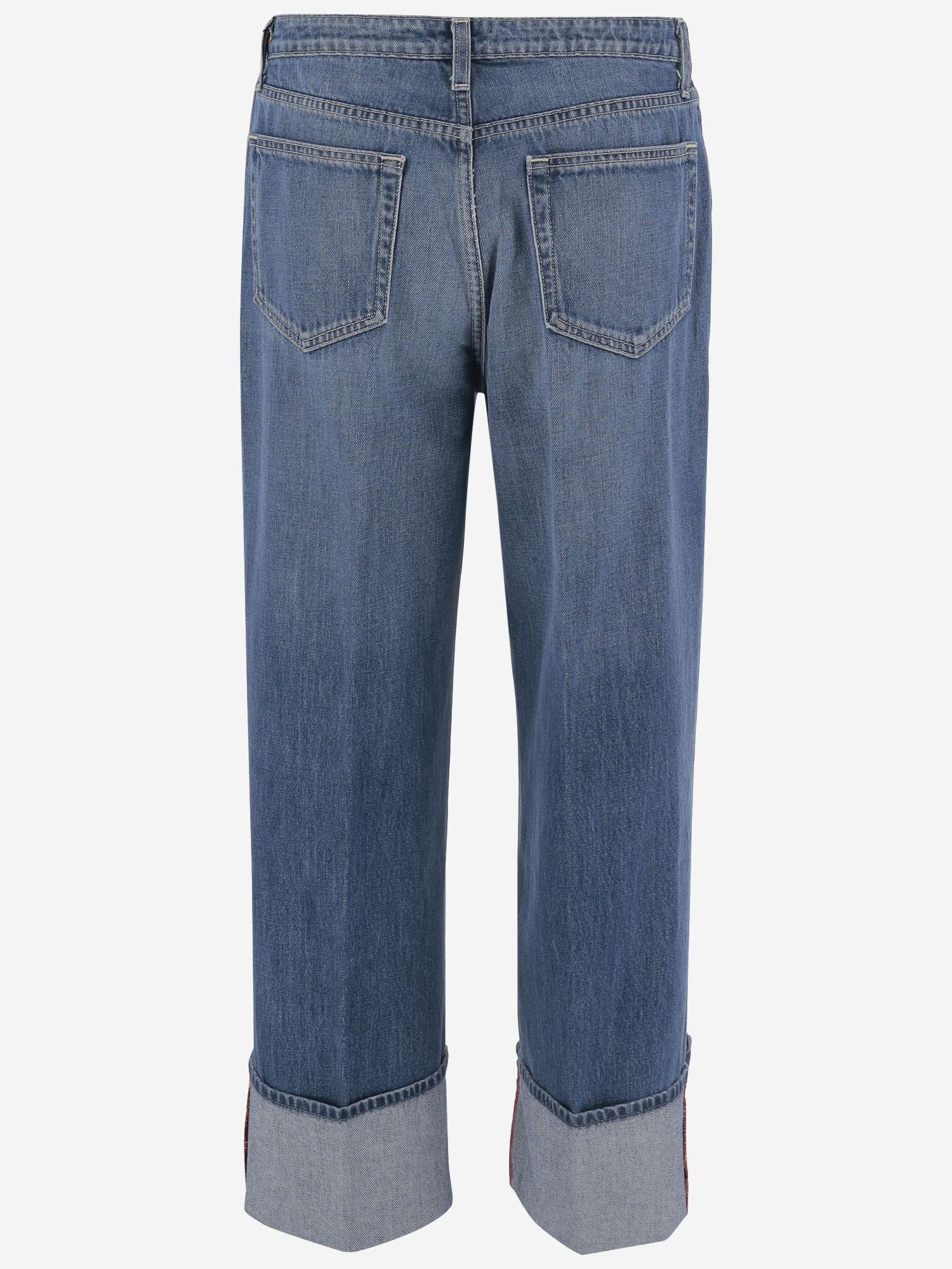 JEANS IN DENIM CON RISVOLTO 2915YRO BREN LAGENCE