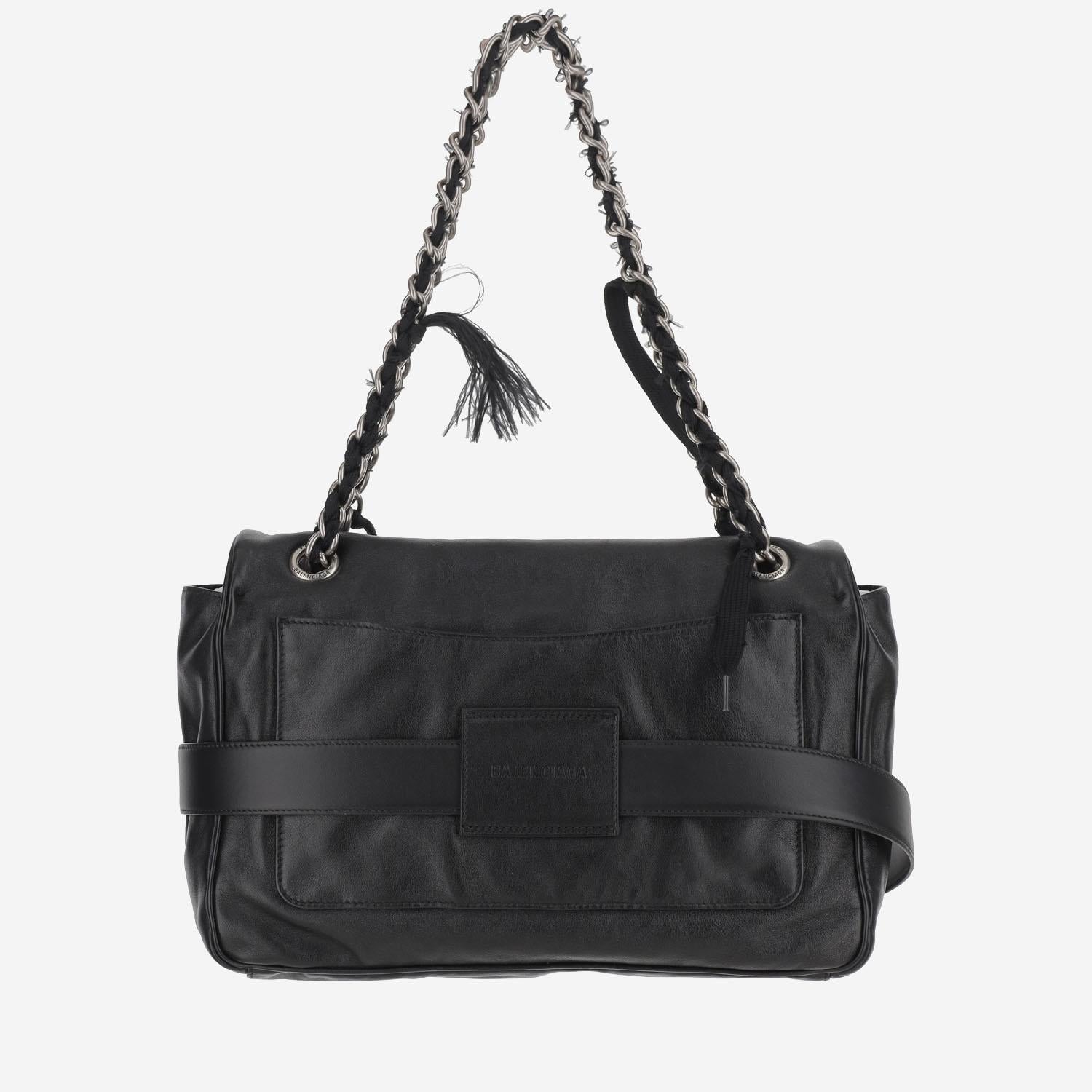 BORSA A SPALLA MODU IN PELLE 811781 2ABIV1060 BALENCIAGA