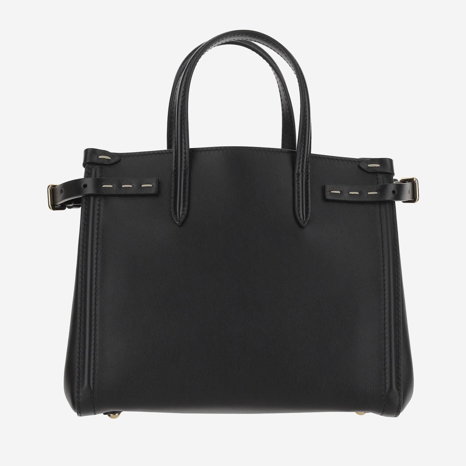 BORSA A MANO IN PELLE CON LOGO PICCOLA 7W2B0R20 CVC0NO VALENTINO GARAVANI