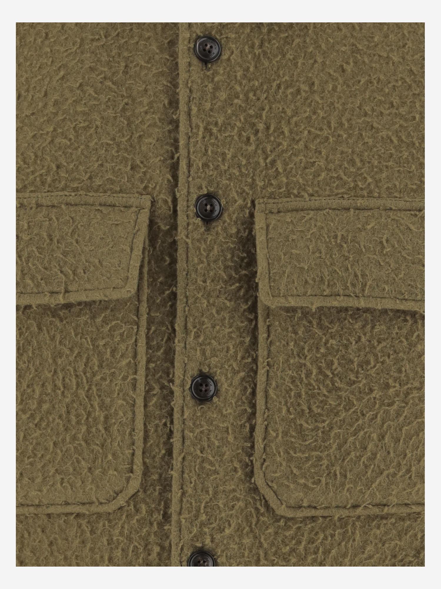 CAMICIA OVERSHIRT IN MISTO LANA CFBLSI2004MRUT5234 6660 WOOLRICH