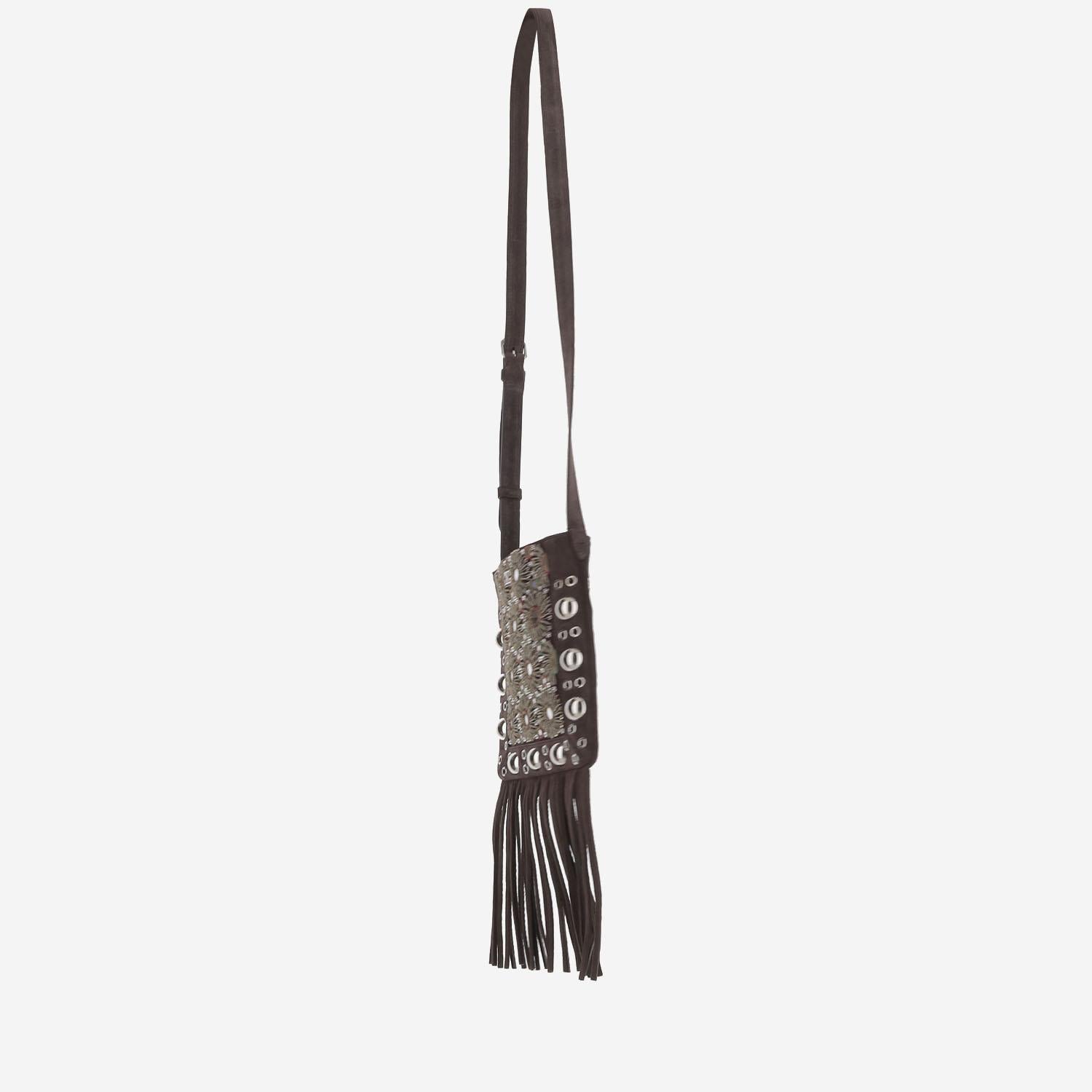 MINI BORSA A SPALLA VALENTINO GARAVANI NELLCÔTE RICAMATA CON FRANGE 7W2B0R34 TAARCB VALENTINO GARAVANI