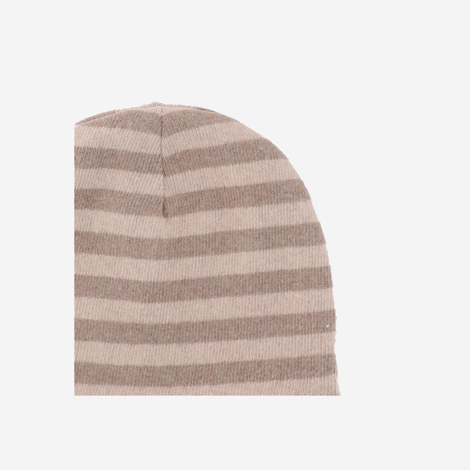 Beanie in misto cotone stretch 25W159 NUDE 1+ IN THE FAMILY KIDS