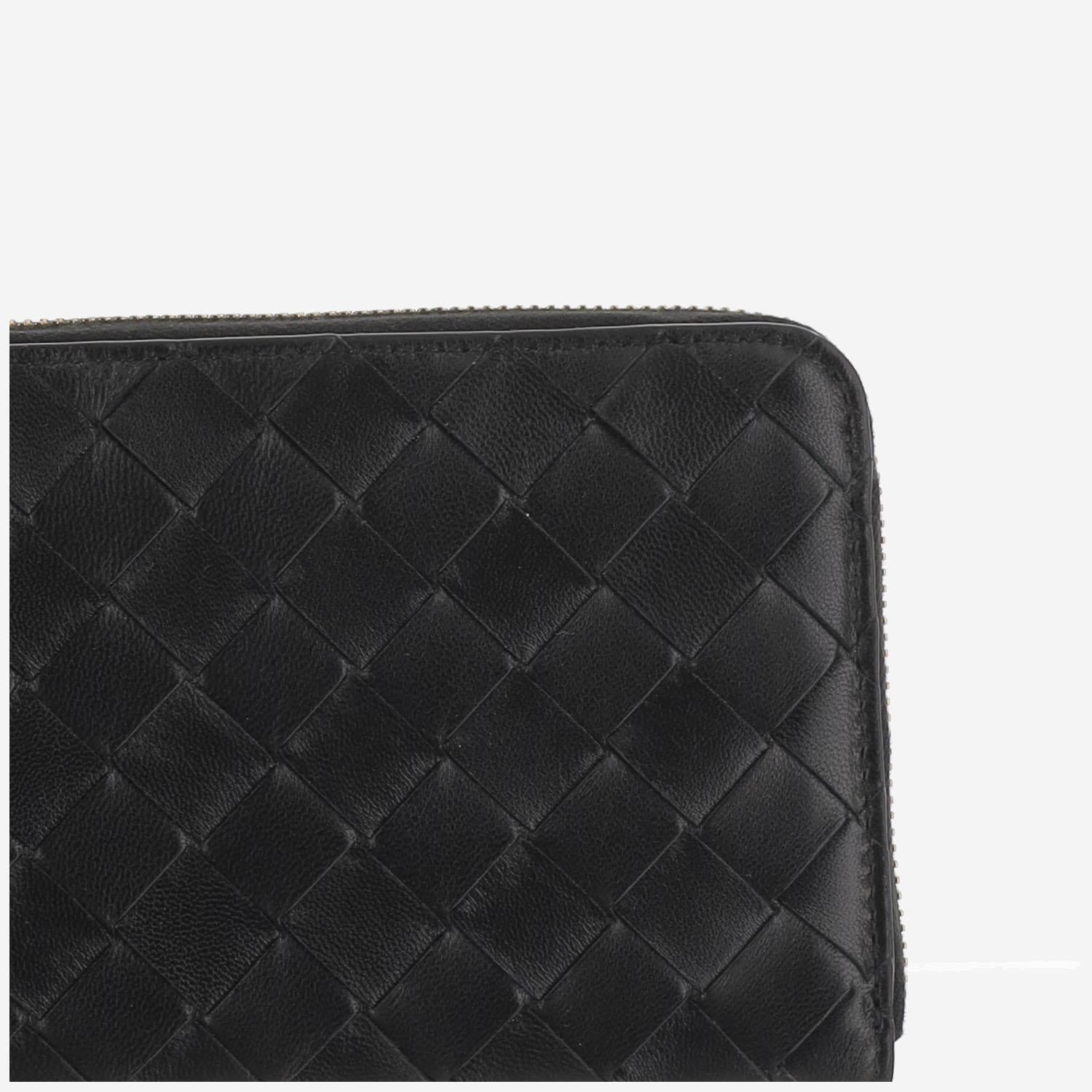 PORTAFOGLIO INTRECCIATO IN PELLE 814674 VCPP28425 BOTTEGA VENETA
