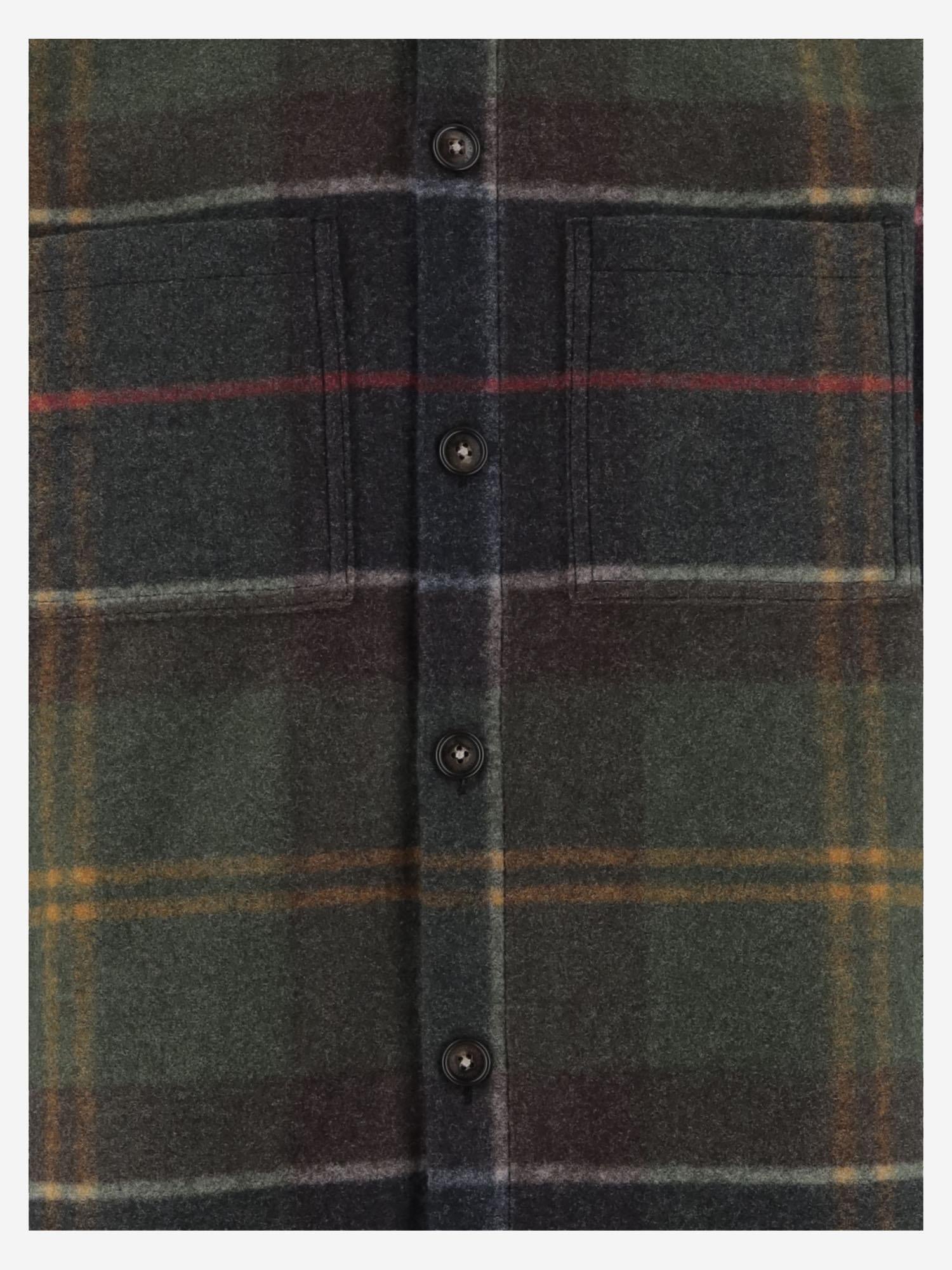 CAMICIA OVERSIZE CON MOTIVO CHECK MOS0400 TN11 BARBOUR