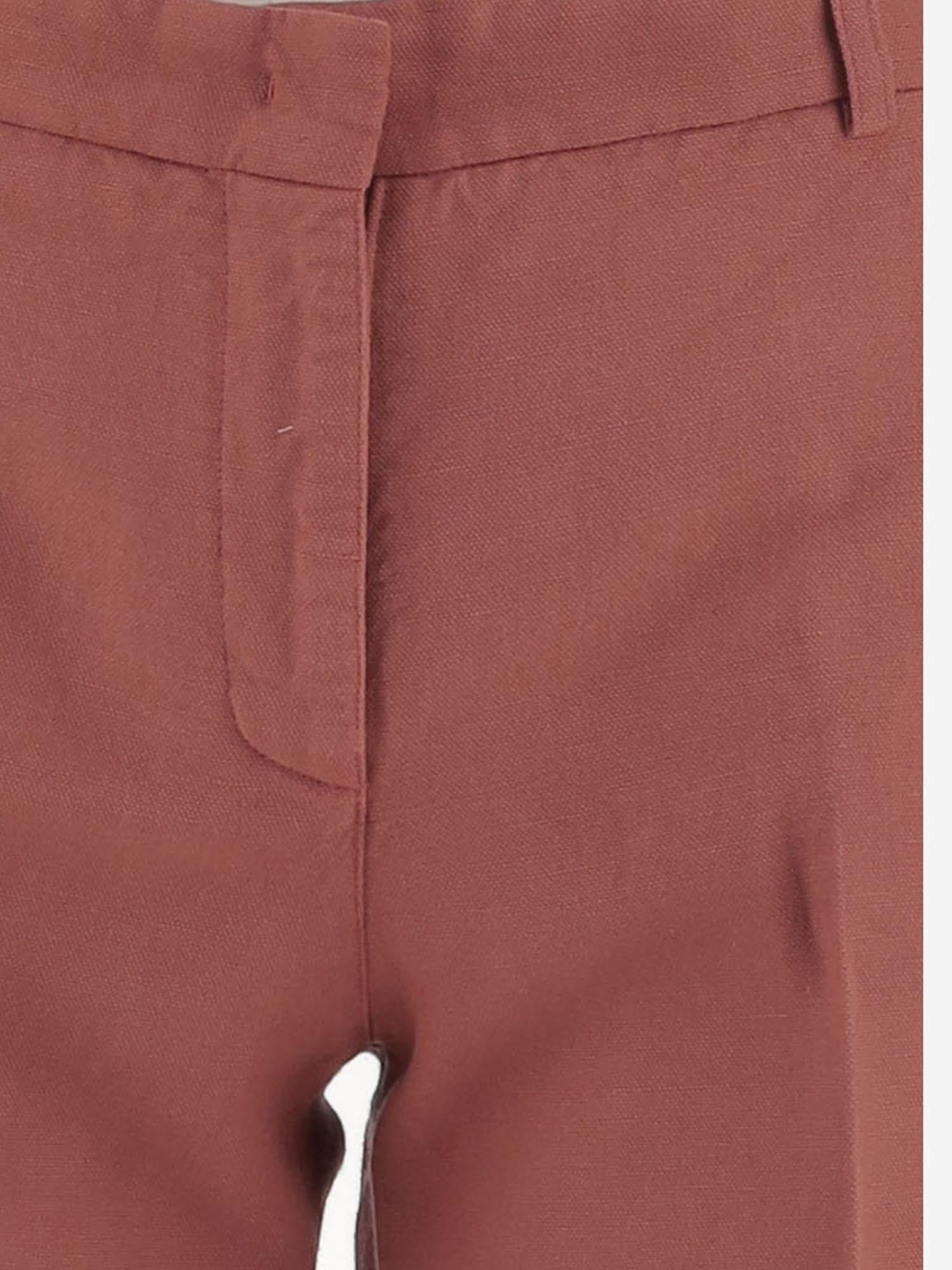 PANTALONI IN LINO E COTONE MELODY D 50142 QL2