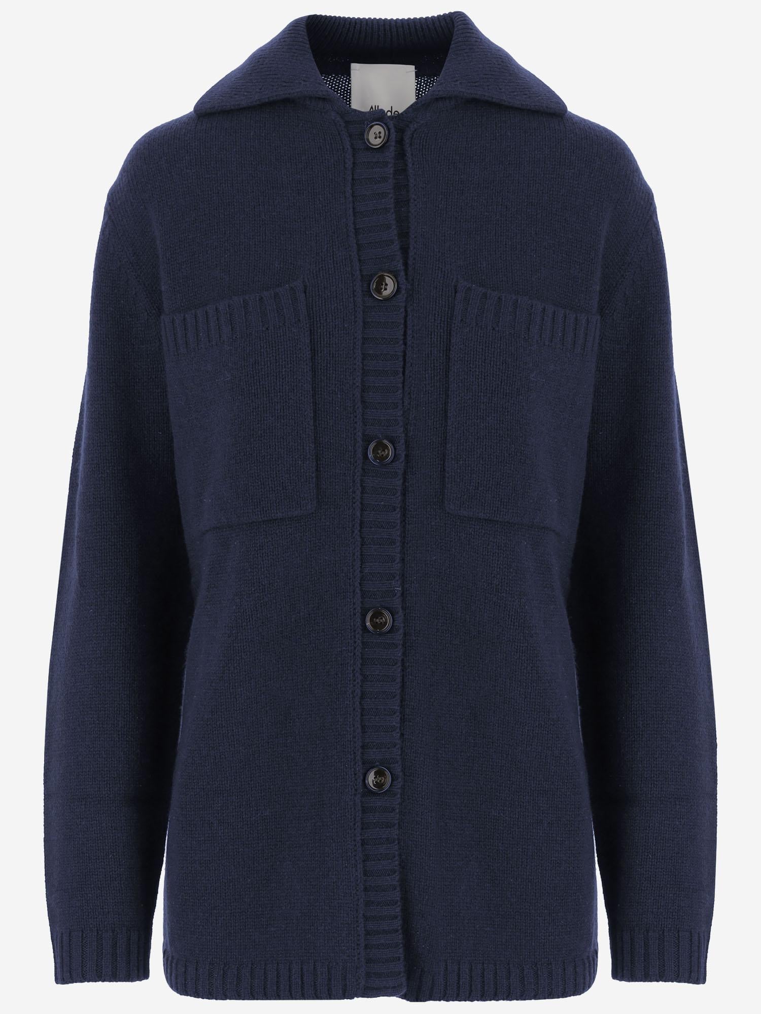 CARDIGAN IN LANA E CASHMERE 25517101 90 ALLUDE