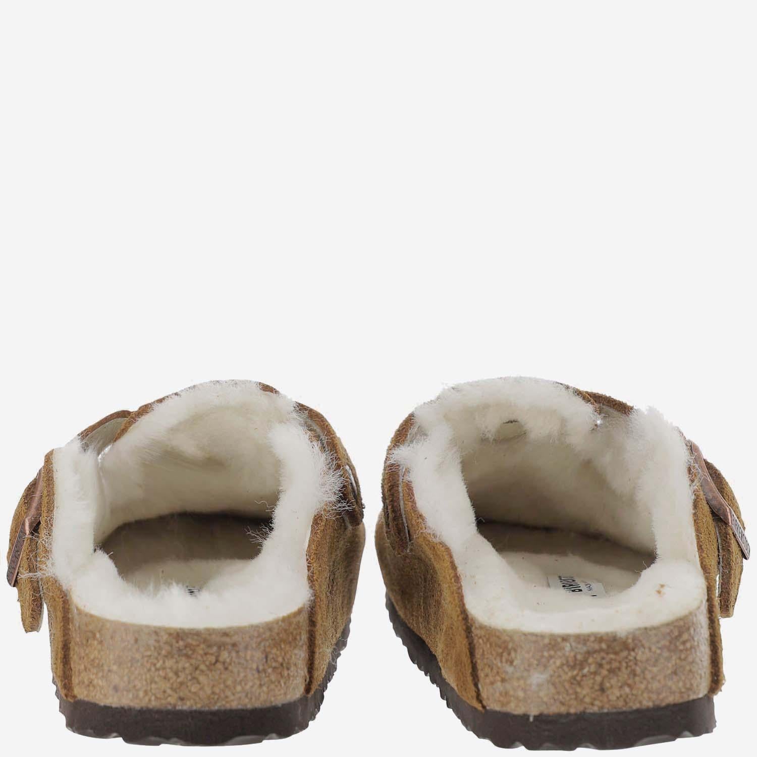 MULES BOSTON CON SHEARLING 1001141 MINK BIRKENSTOCK
