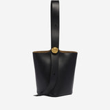 BORSA MEDIA PEBBLE BUCKET IN MORBIDA PELLE DI VITELLO AANBBBWX01 1100 LOEWE