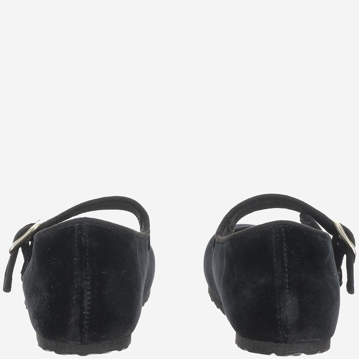 BALLERINE SANTA CLARITA IN VELLUTO 1030802 BLACK BIRKENSTOCK