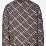 PIUMINO REVERSIBILE IN NYLON CON MOTIVO CHECK 8115565 TRUFFLE IP CHECK BURBERRY