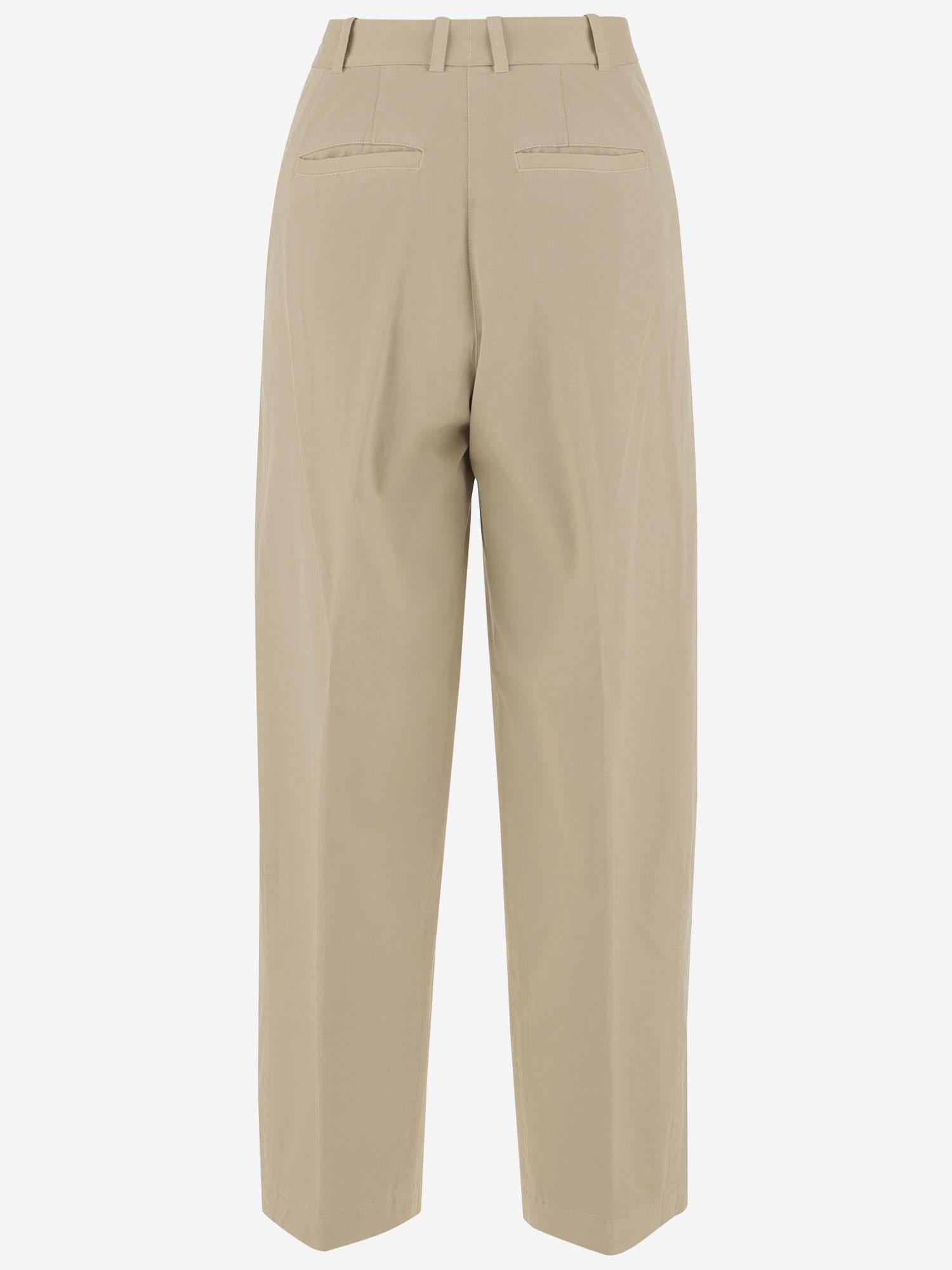 PANTALONI IN COTONE STRETCH SANDRA D 8810 QL2