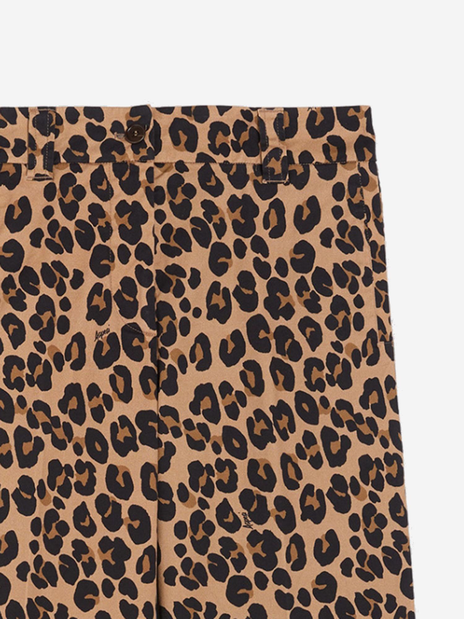 PANTALONI IN COTONE STRETCH CON STAMPA LEOPADRATA 0186L110 60226 ASPESI