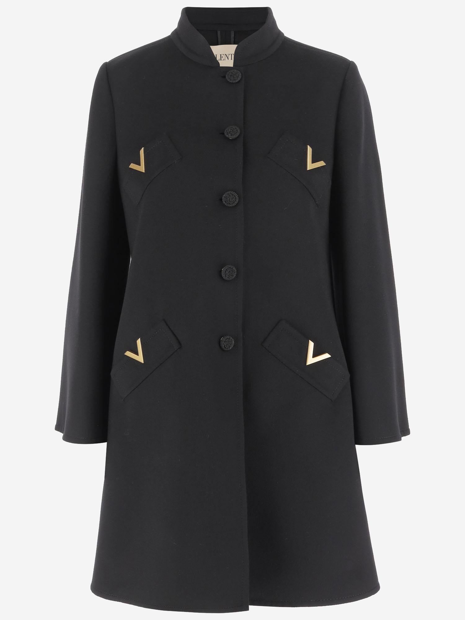 CAPPOTTO IN LANA E CASHMERE 7B3CA7T0 6JA0NO VALENTINO