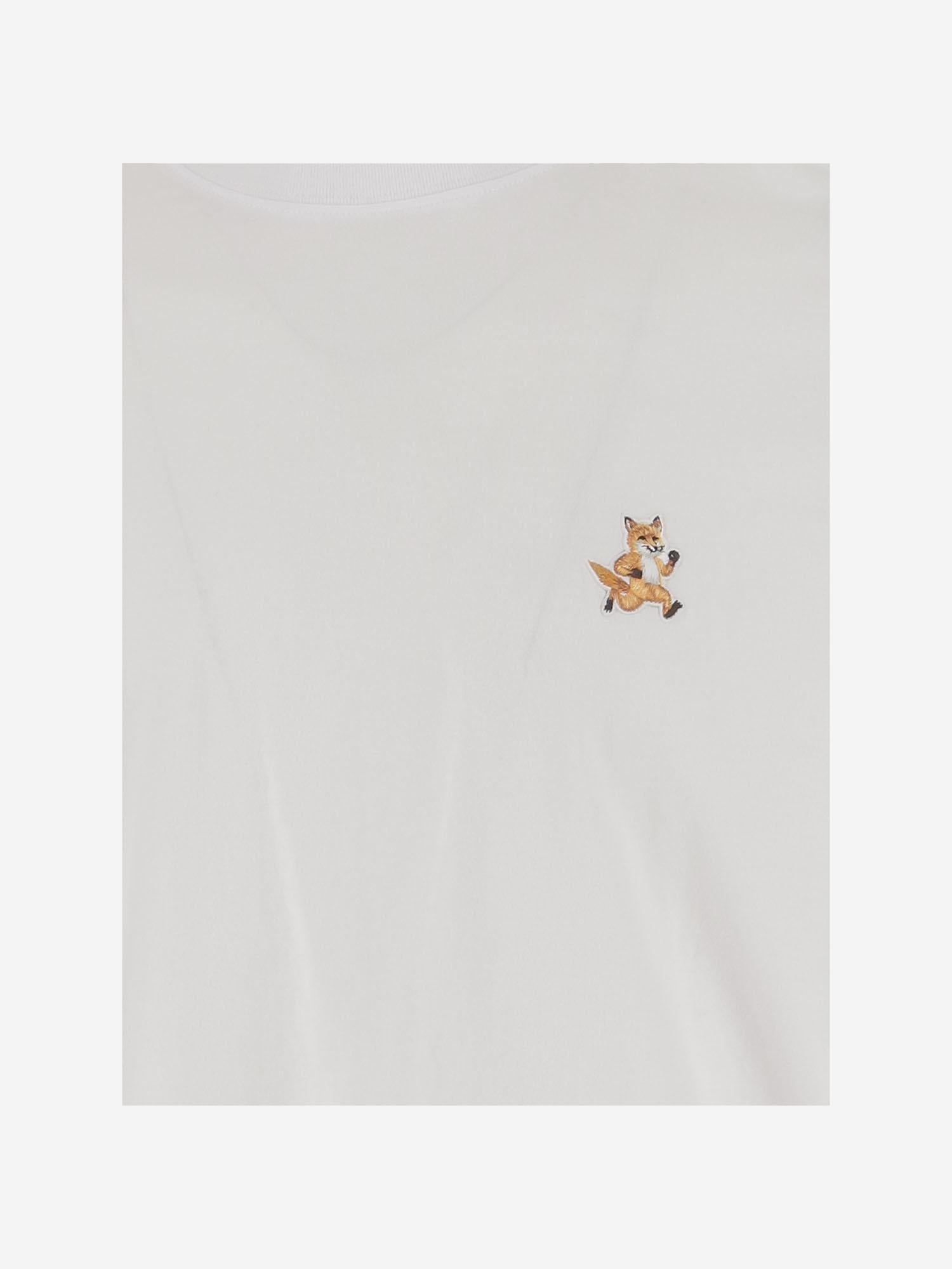 T-SHIRT IN COTONE CON LOGO MM00125KJ0008 P100 MAISON KITSUNE