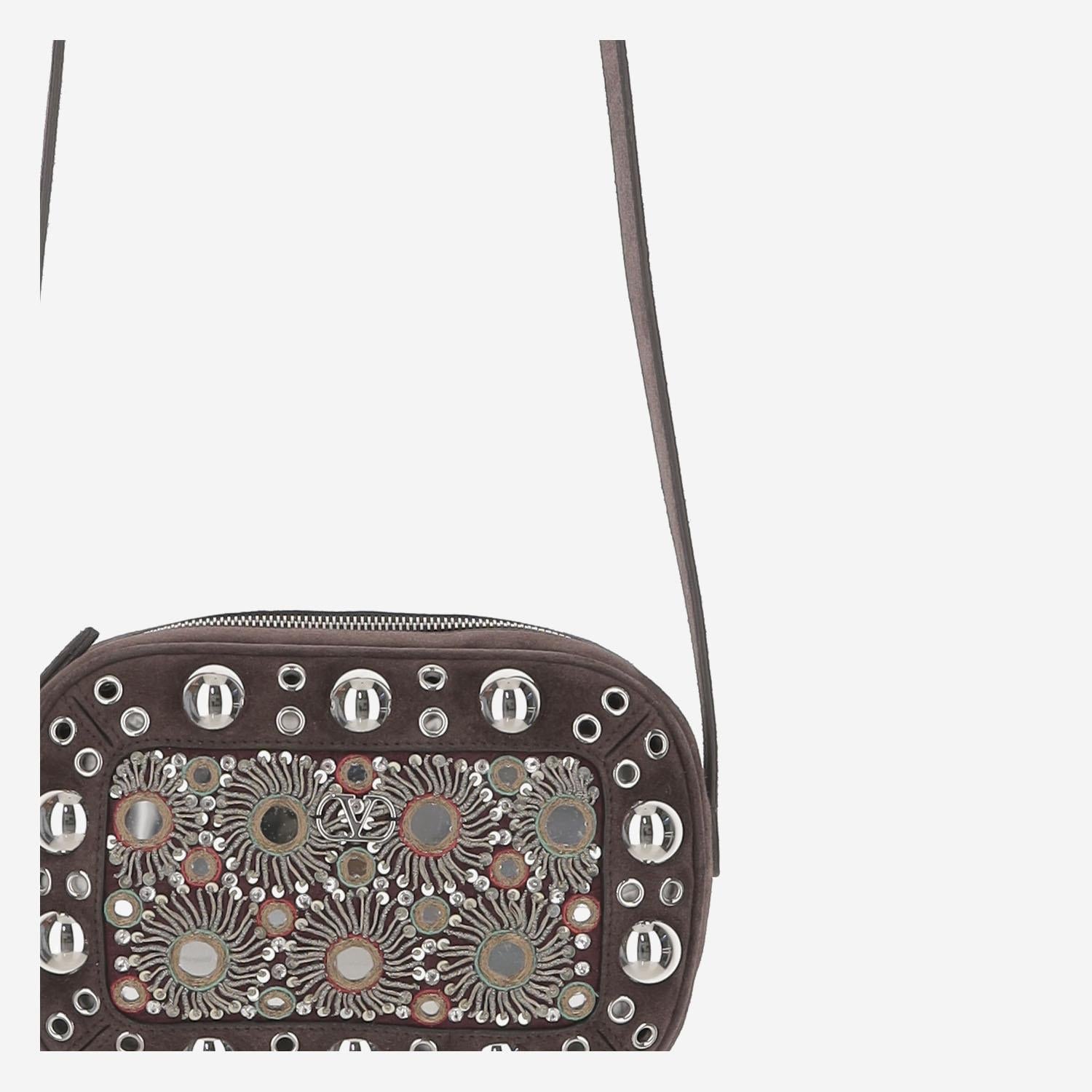 BORSA A TRACOLLA NELLCÔTE IN PELLE SCAMOSCIATA 7W2B0R74 TAARCB VALENTINO GARAVANI