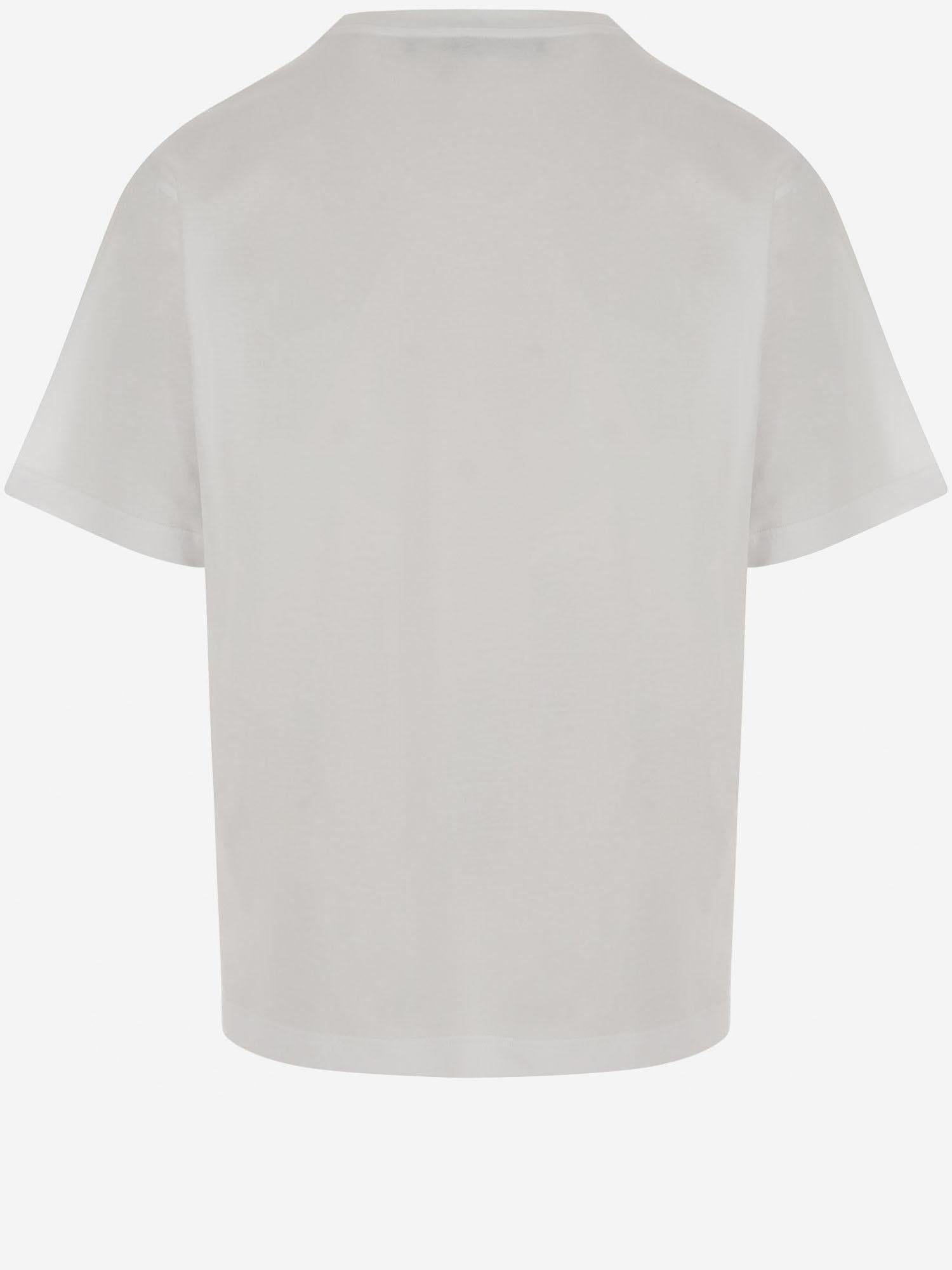 T-SHIRT IN COTONE CON LOGO G8PN9T G7O4OW0800 DOLCE & GABBANA