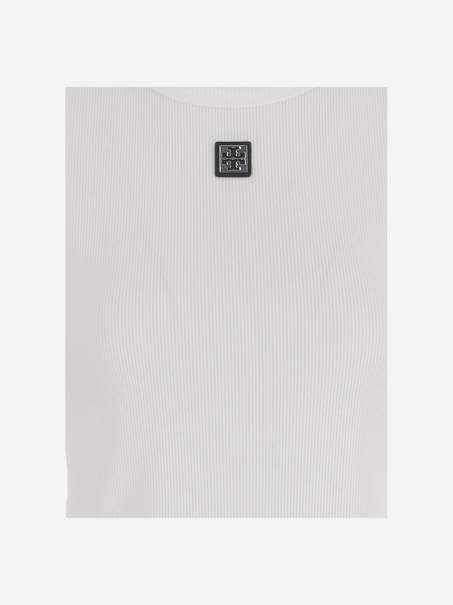 T-SHIRT IN COTONE CON LOGO 170886 047 TORY BURCH