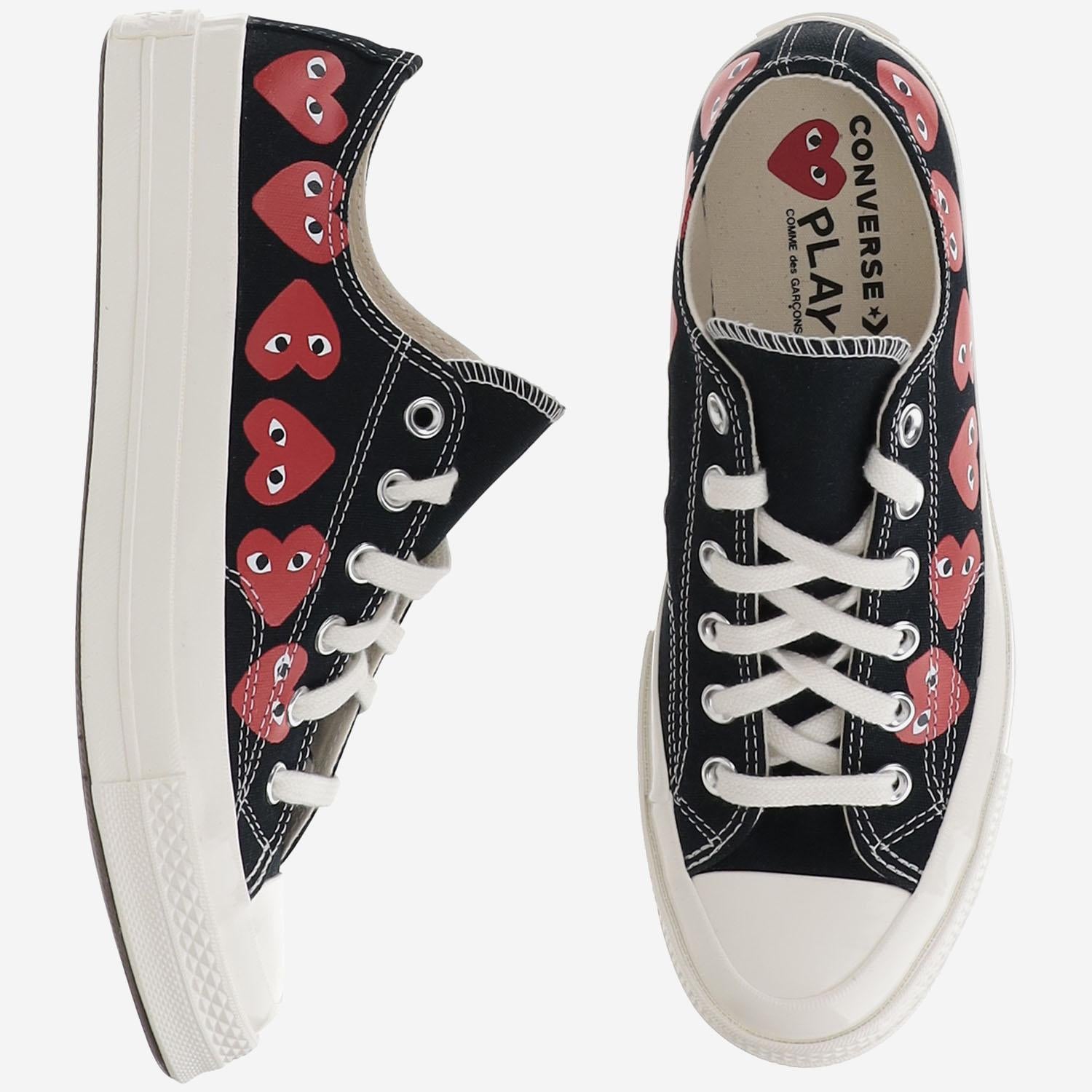 SNEAKERS COMME DES GARÇONS X CONVERSE IN TELA AZK126001 1 COMME DES GARCONS