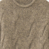 MAGLIONE IN LANA E ALPACA AW25T2492Y302 HUSK LAUREN MANOOGIAN